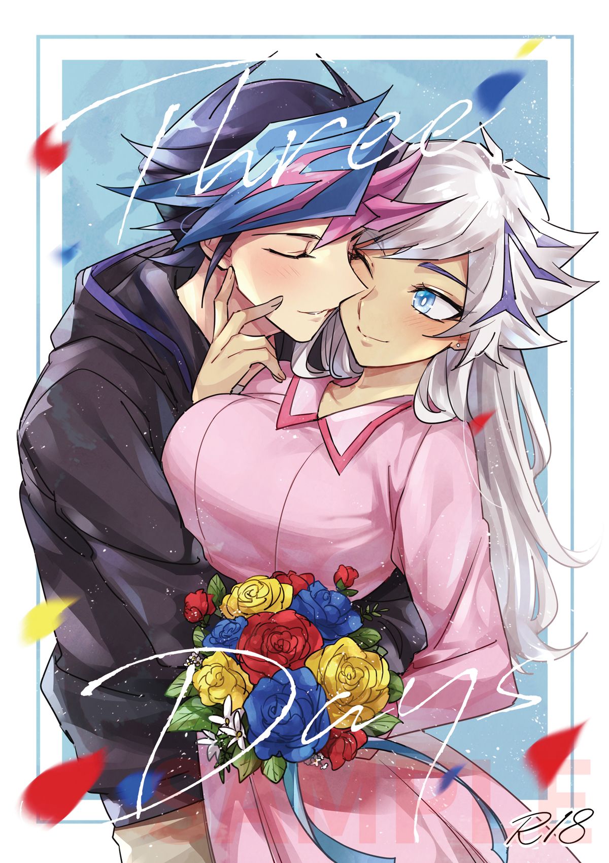 (Mirai o Terasu Three Bullet 3) [Yugure Calpas (Gure)] Three Days (Yu-Gi-Oh! VRAINS) [Sample] première image