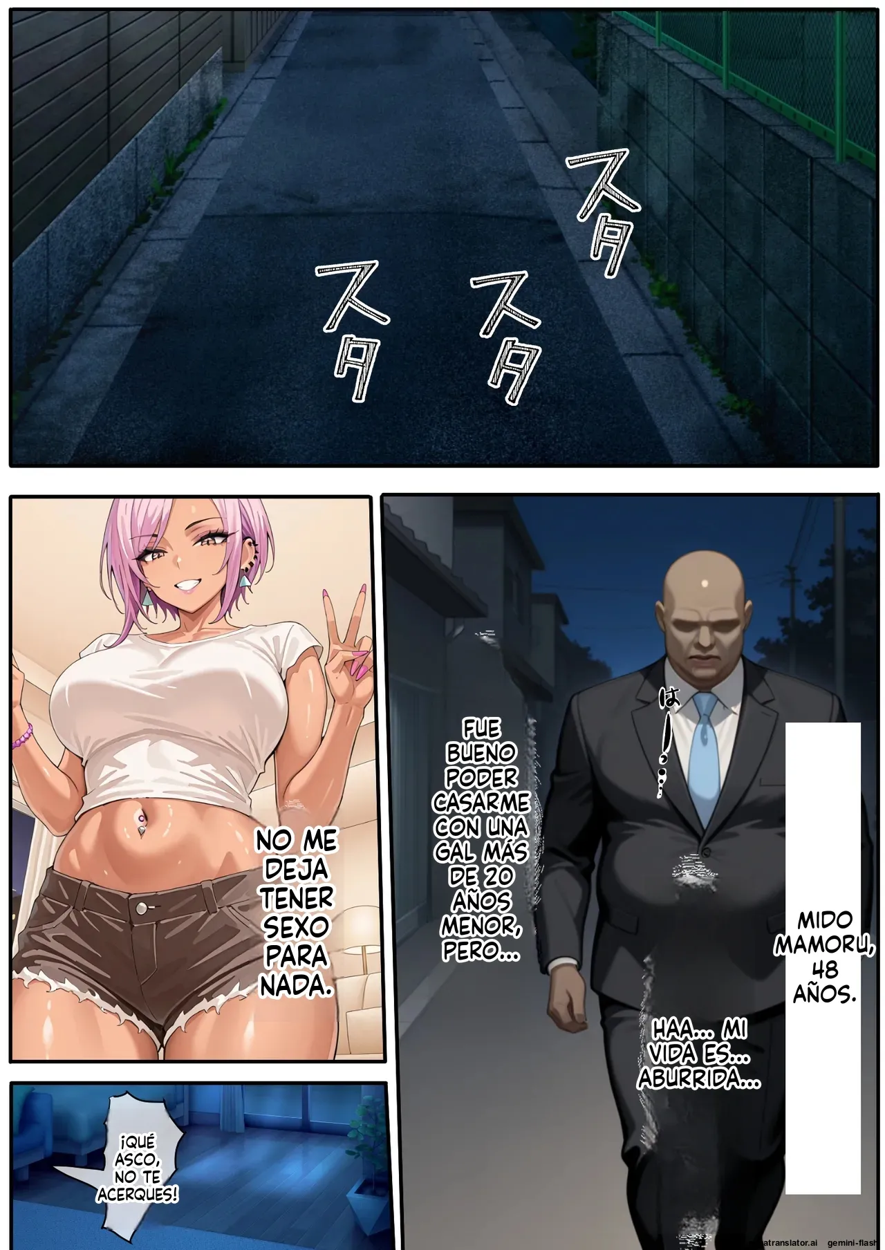 Gyaru Tuma ga Onw Syuukan Hurin Ryokou Siteiru aida 1 (Spanish) MTL [AI Generated] 이미지 번호 2