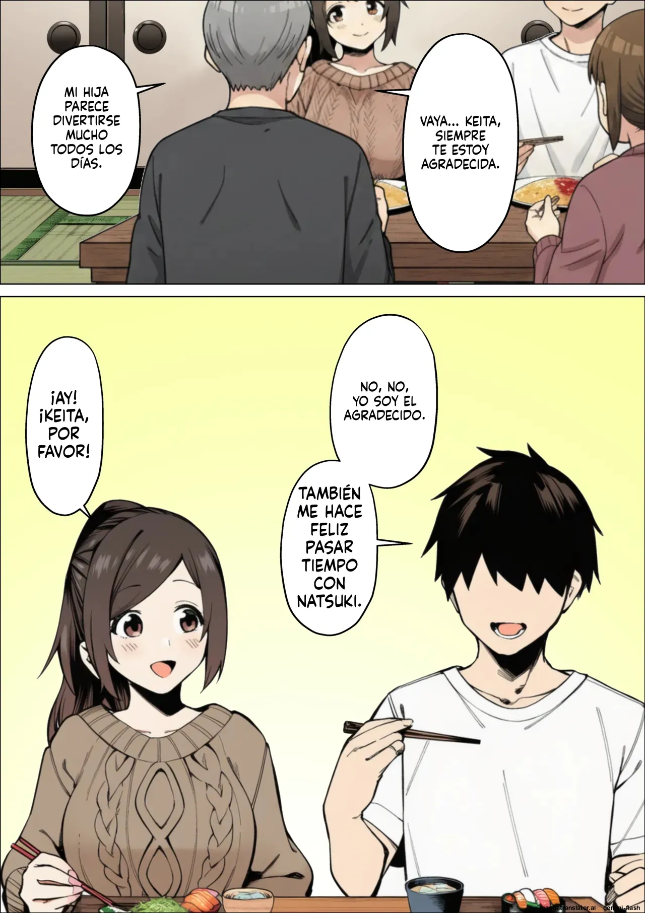 Bare chautte! Kanojo ga irumae de Shin mama onee-san ni kuwareru hanashi (Spanish) MTL [AI Generated] 이미지 번호 2