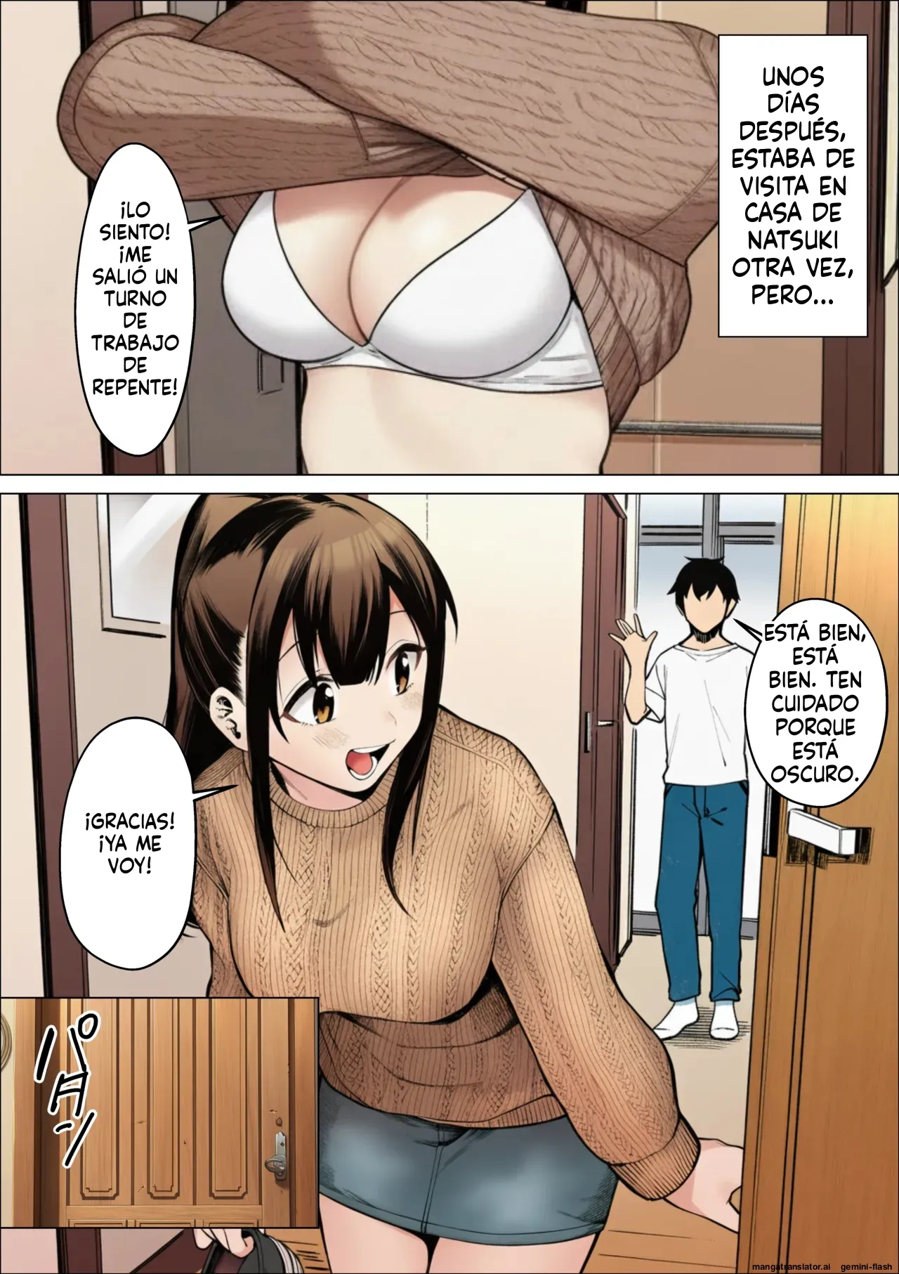 Bare chautte! Kanojo ga irumae de Shin mama onee-san ni kuwareru hanashi (Spanish) MTL [AI Generated] 이미지 번호 10