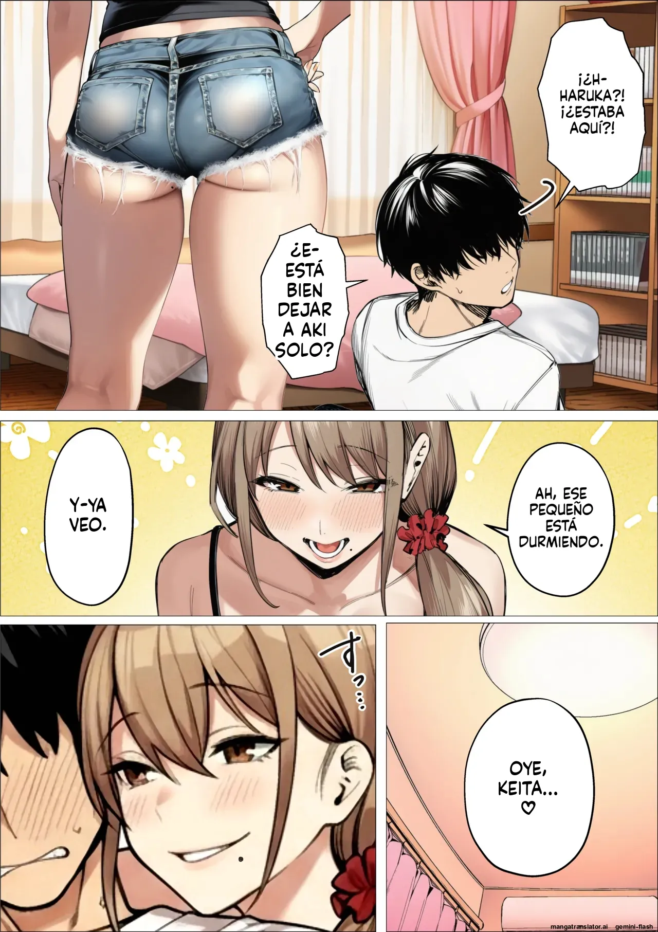 Bare chautte! Kanojo ga irumae de Shin mama onee-san ni kuwareru hanashi (Spanish) MTL [AI Generated] 이미지 번호 12