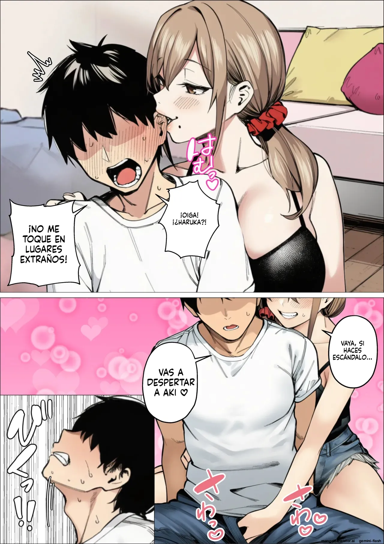 Bare chautte! Kanojo ga irumae de Shin mama onee-san ni kuwareru hanashi (Spanish) MTL [AI Generated] 이미지 번호 16