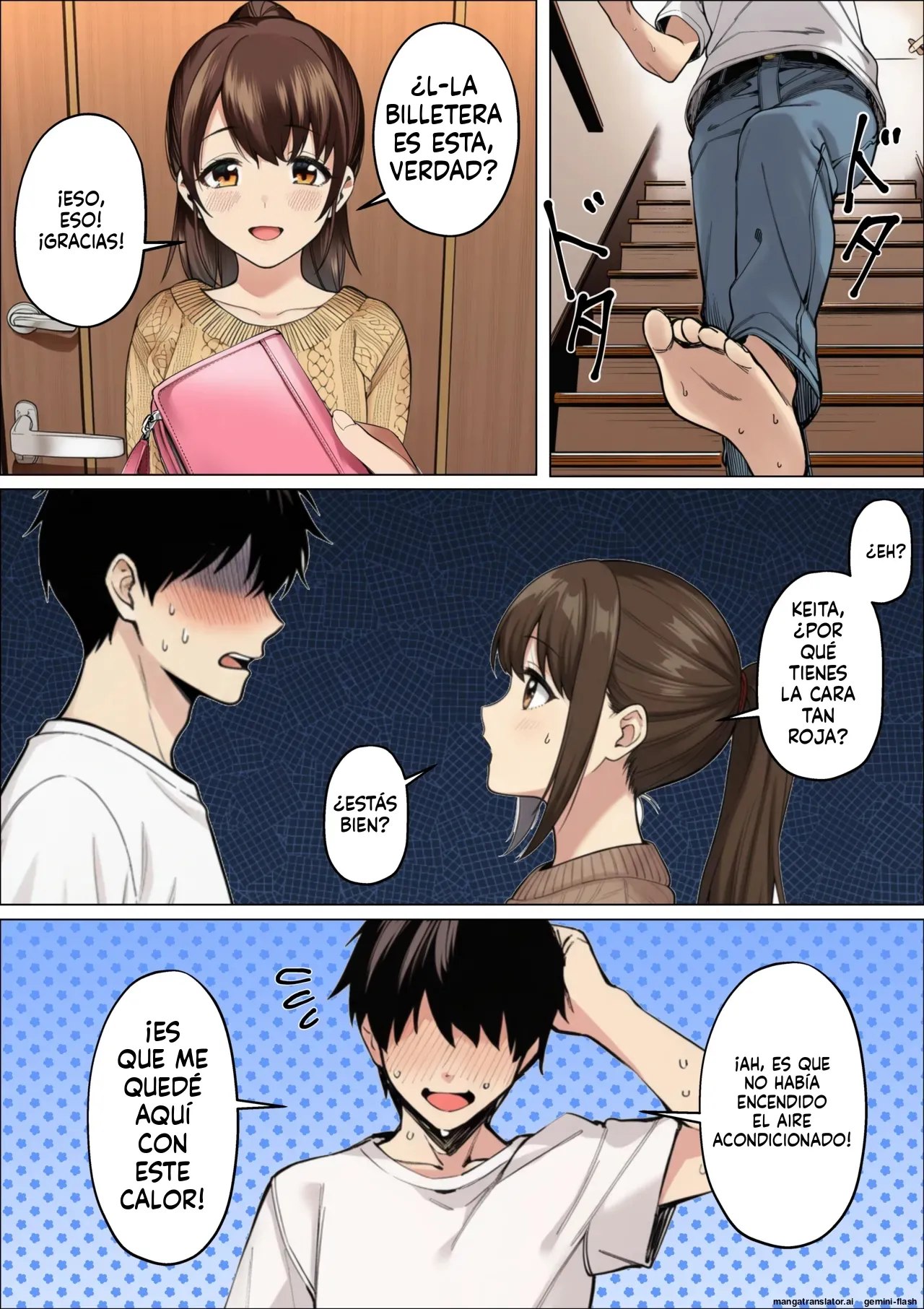 Bare chautte! Kanojo ga irumae de Shin mama onee-san ni kuwareru hanashi (Spanish) MTL [AI Generated] 이미지 번호 21