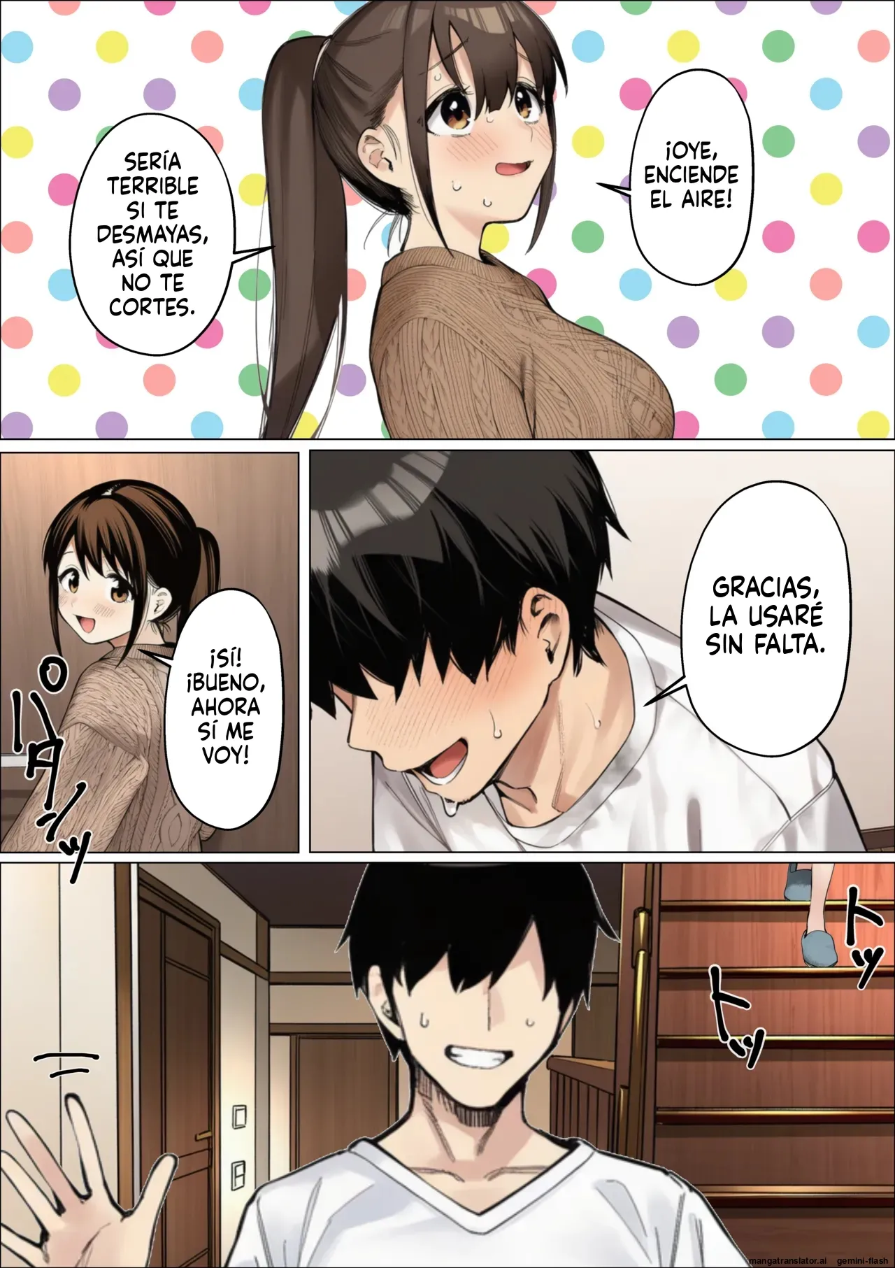 Bare chautte! Kanojo ga irumae de Shin mama onee-san ni kuwareru hanashi (Spanish) MTL [AI Generated] 이미지 번호 22