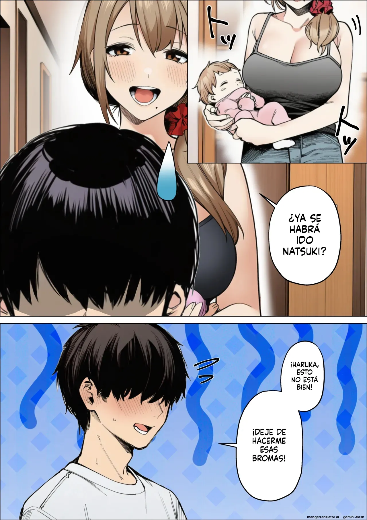 Bare chautte! Kanojo ga irumae de Shin mama onee-san ni kuwareru hanashi (Spanish) MTL [AI Generated] 이미지 번호 23