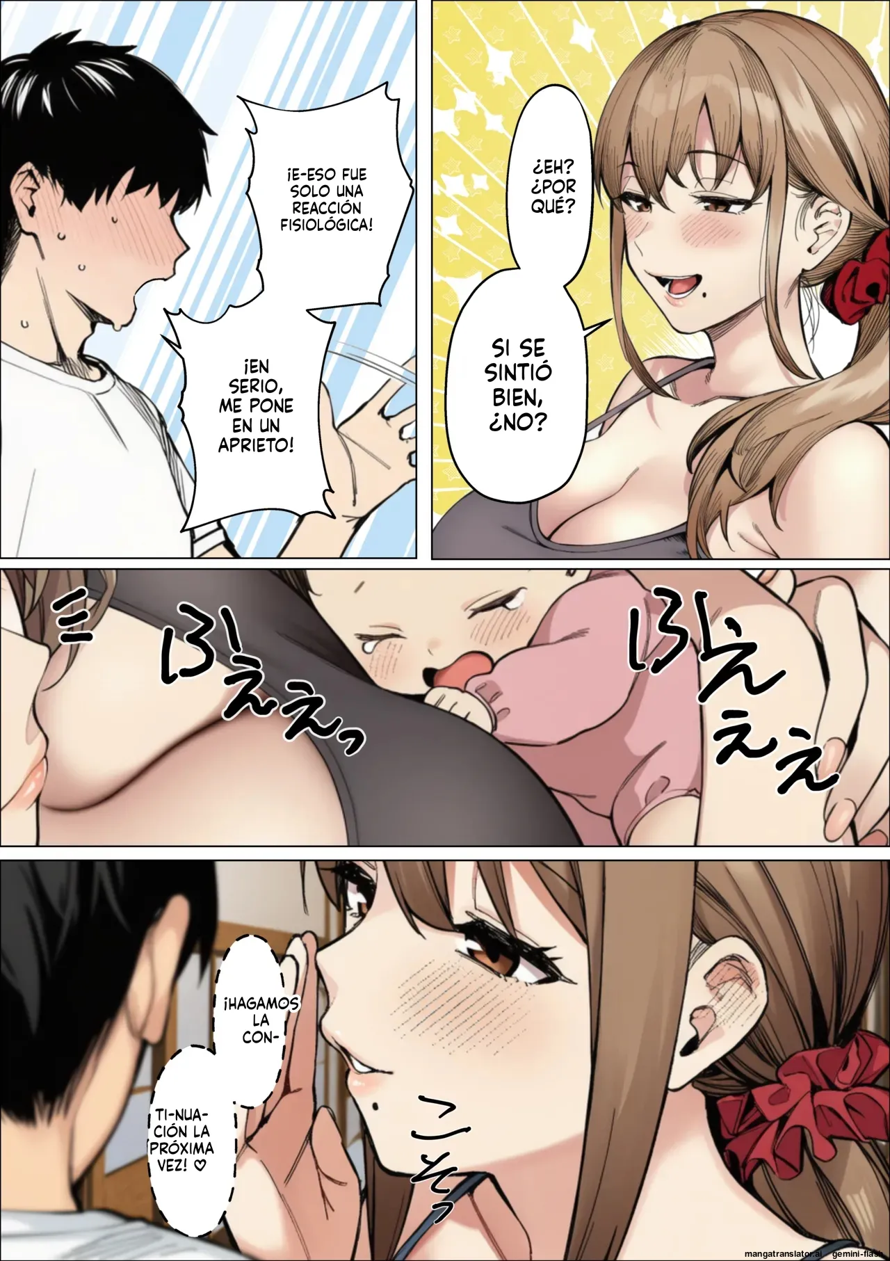 Bare chautte! Kanojo ga irumae de Shin mama onee-san ni kuwareru hanashi (Spanish) MTL [AI Generated] 이미지 번호 24