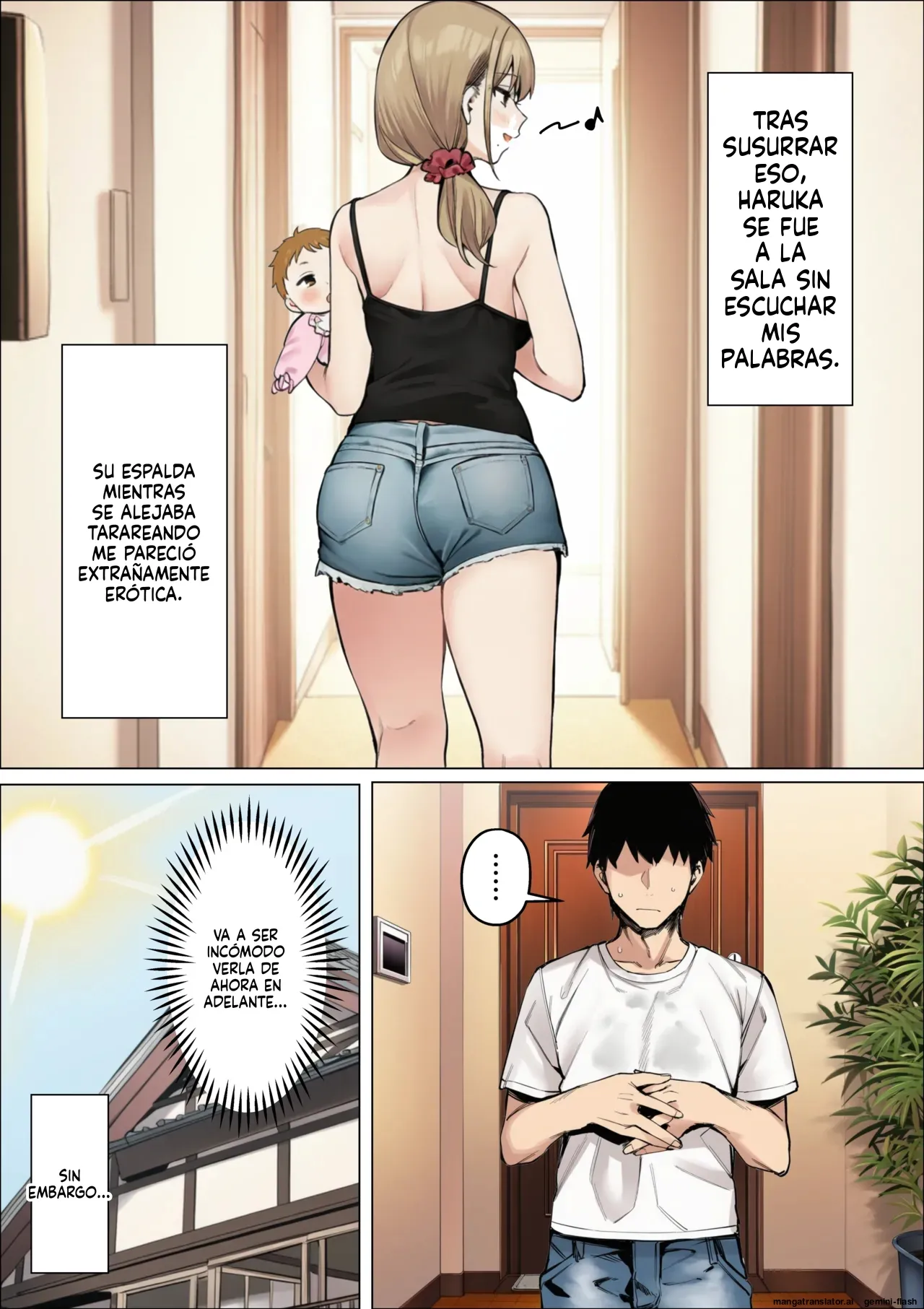 Bare chautte! Kanojo ga irumae de Shin mama onee-san ni kuwareru hanashi (Spanish) MTL [AI Generated] 이미지 번호 25