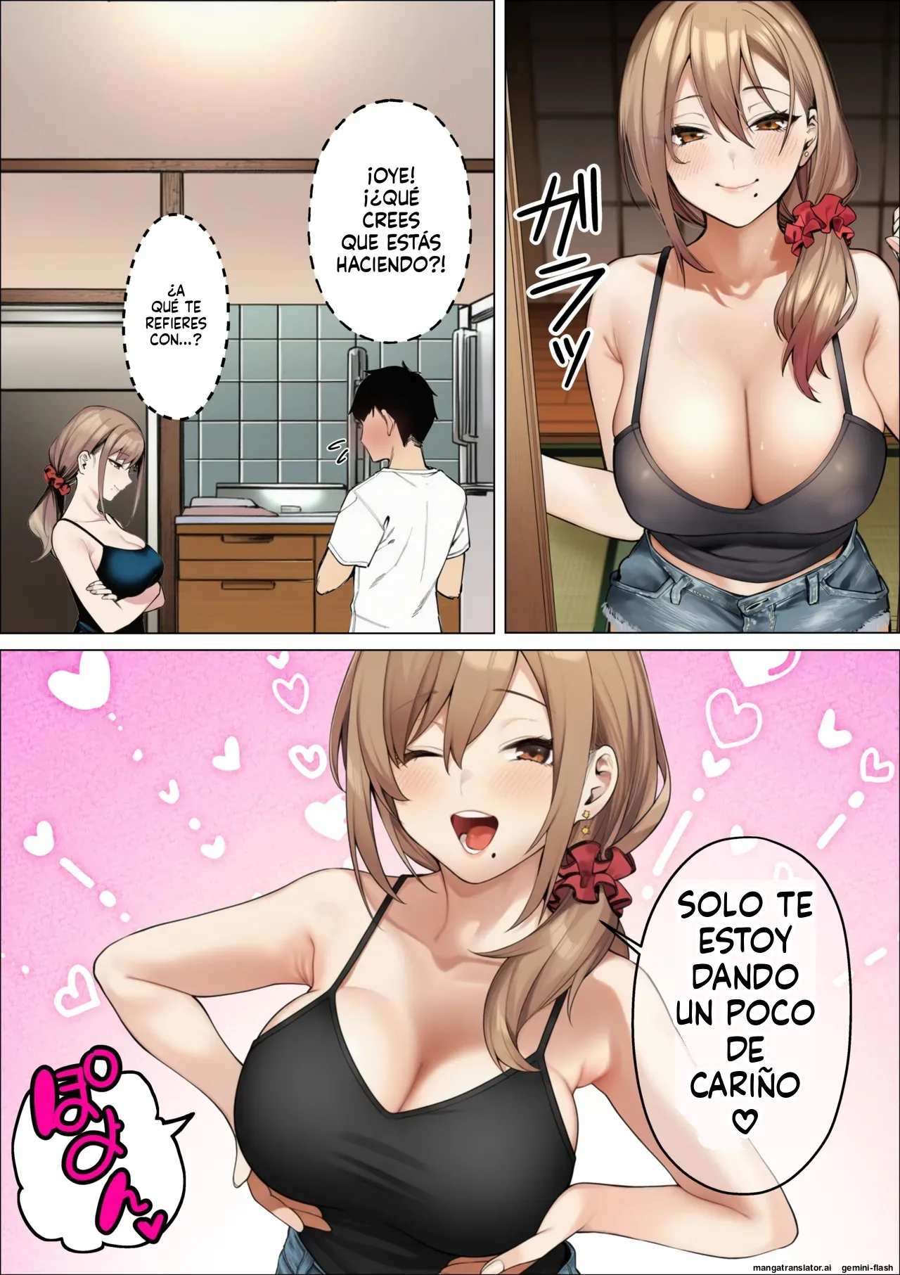 Bare chautte! Kanojo ga irumae de Shin mama onee-san ni kuwareru hanashi (Spanish) MTL [AI Generated] 이미지 번호 30