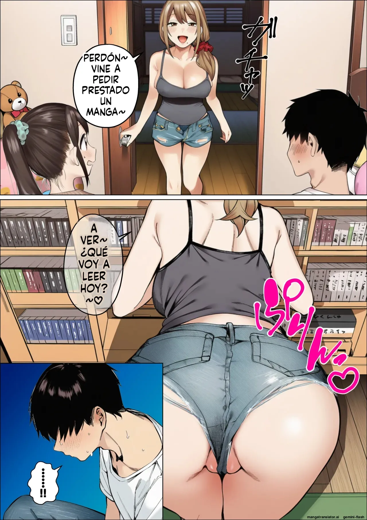 Bare chautte! Kanojo ga irumae de Shin mama onee-san ni kuwareru hanashi (Spanish) MTL [AI Generated] 이미지 번호 40