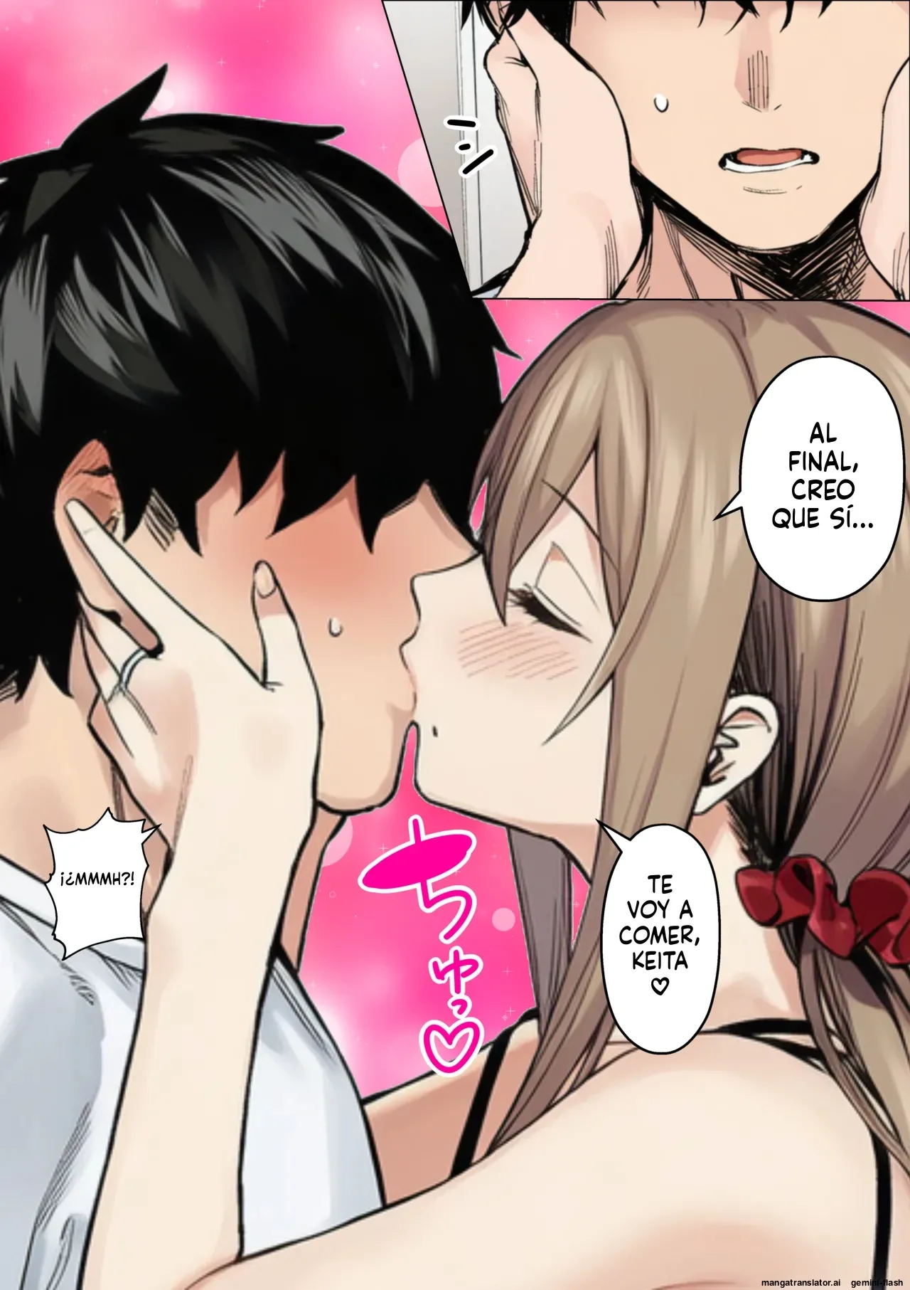 Bare chautte! Kanojo ga irumae de Shin mama onee-san ni kuwareru hanashi (Spanish) MTL [AI Generated] 이미지 번호 48