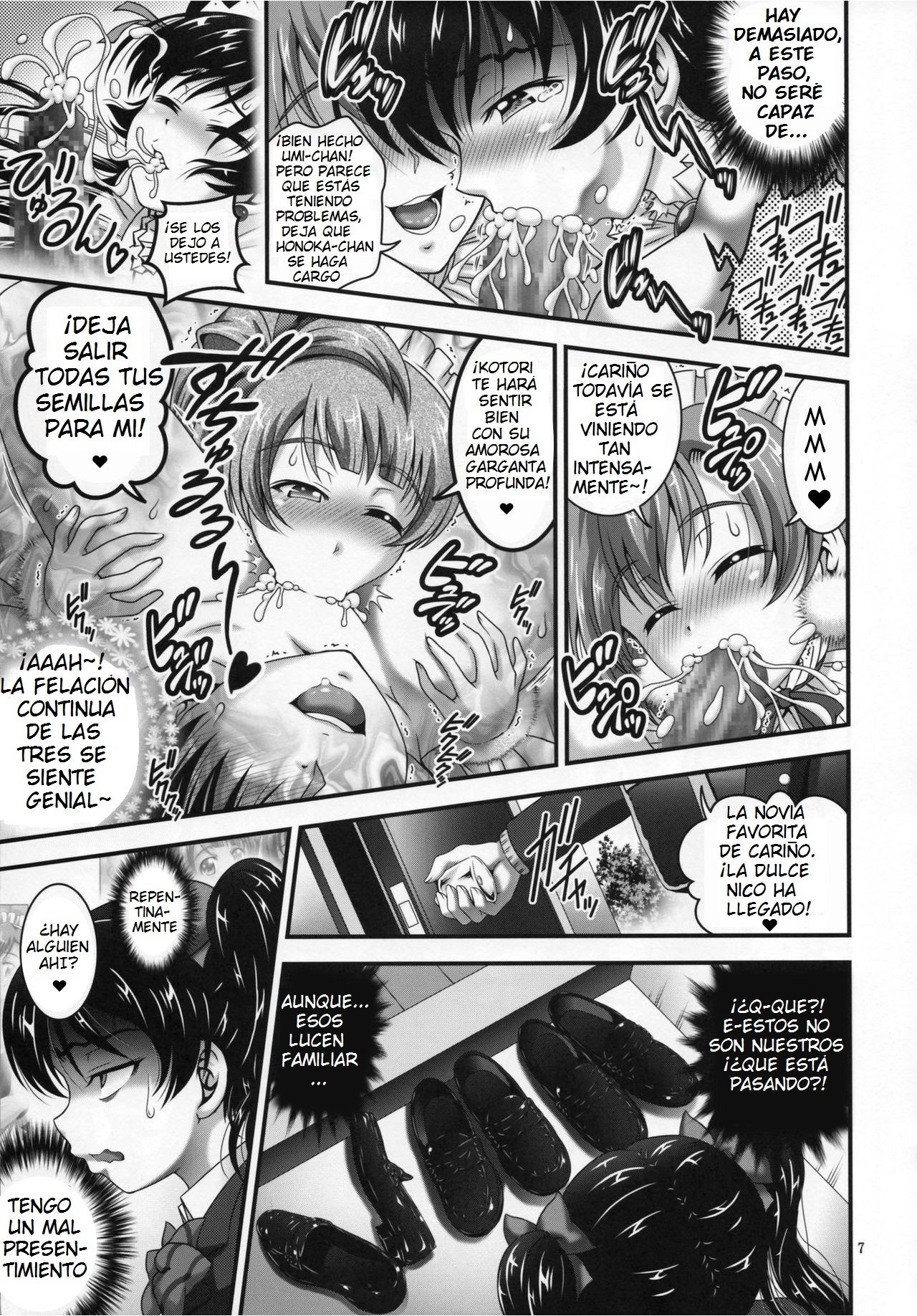 (C92) [Kuroyuki (Kakyouin Chiroru)] Ore Yome Saimin 5 (Love Live!) [Spanish] [Jentai-kun] 图片编号 8