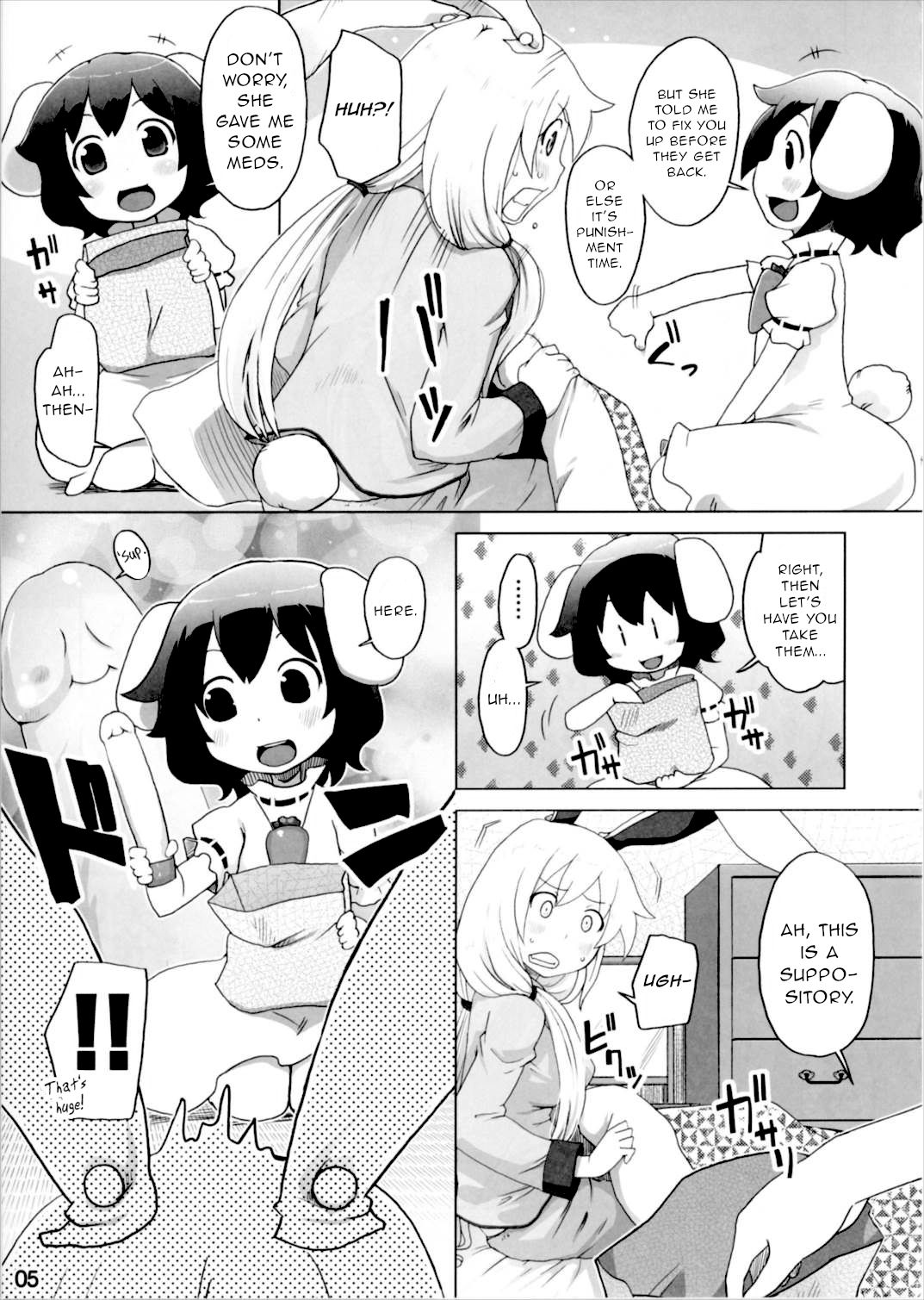 (Gensoukyou Summit 4) [Momo Ego (Kei Jiei)] Kazehiki Usagi to Miru Usagi. (Touhou Project) [English] [Gentletemptl] image number 4