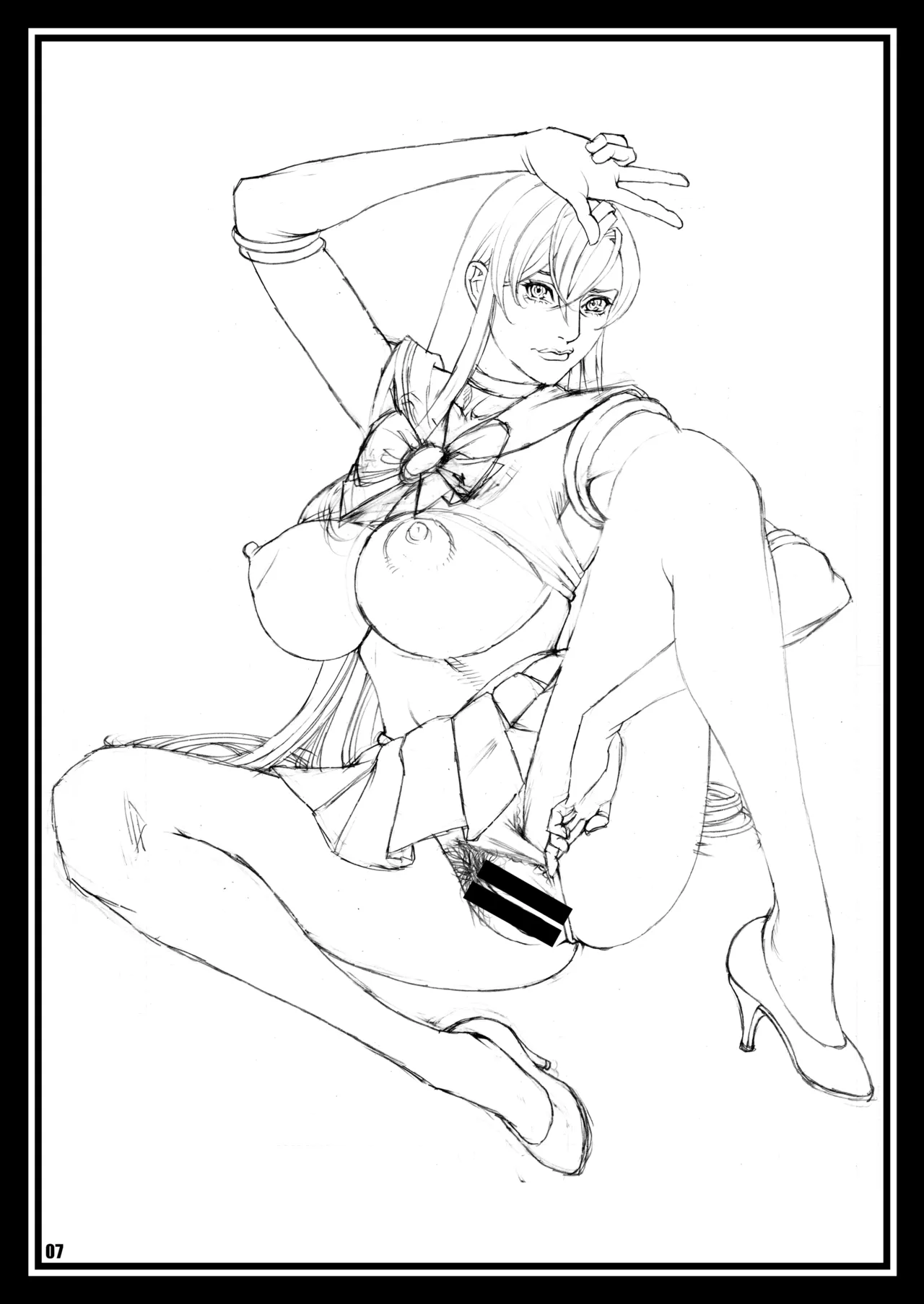 [Dennou Yamazakigumi (Izayoi Seishin)] 十六夜ラフ画集 FAN ART 2 numero di immagine  7