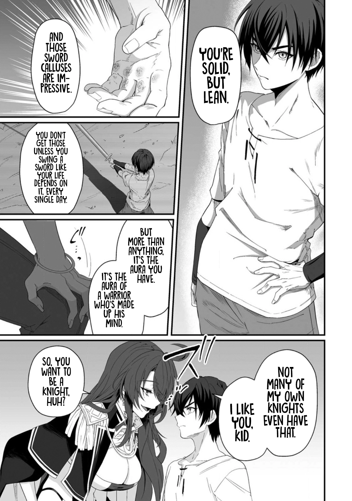 I, the Only Male Knight in a Chastity-Reversed World, Entered the Female Knight Academy and Was Treated as a Hero for Some Reason: Unrivaled in the Harem with My Unequaled Skills [chapter 1] 画像番号 12