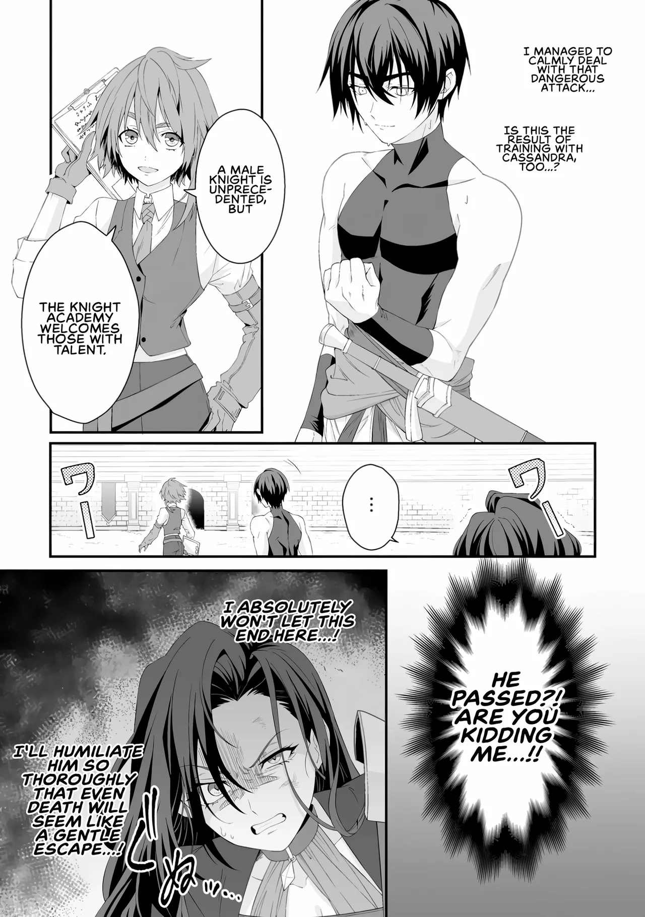 I, the Only Male Knight in a Chastity-Reversed World, Entered the Female Knight Academy and Was Treated as a Hero for Some Reason: Unrivaled in the Harem with My Unequaled Skills [chapter 3] 画像番号 12