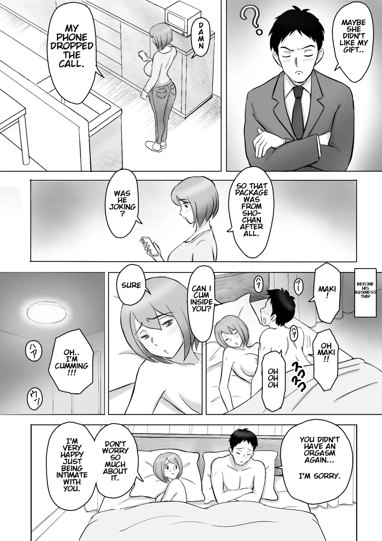 [Nantomo-san] Maki wa Yasashii Otto no Tame ni Mayu wa Dekachin Otto no Tame ni Toukousha Gonda Goukichi | Maki married to a gentle husband is corrupted by her neighbor Gonda Gokichi [English] 图片编号 3