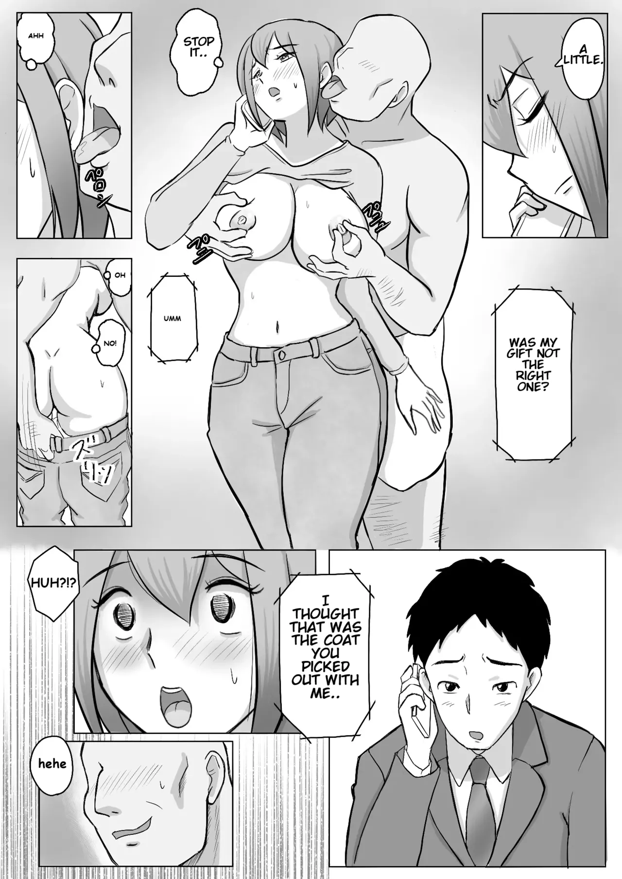 [Nantomo-san] Maki wa Yasashii Otto no Tame ni Mayu wa Dekachin Otto no Tame ni Toukousha Gonda Goukichi | Maki married to a gentle husband is corrupted by her neighbor Gonda Gokichi [English] 图片编号 53