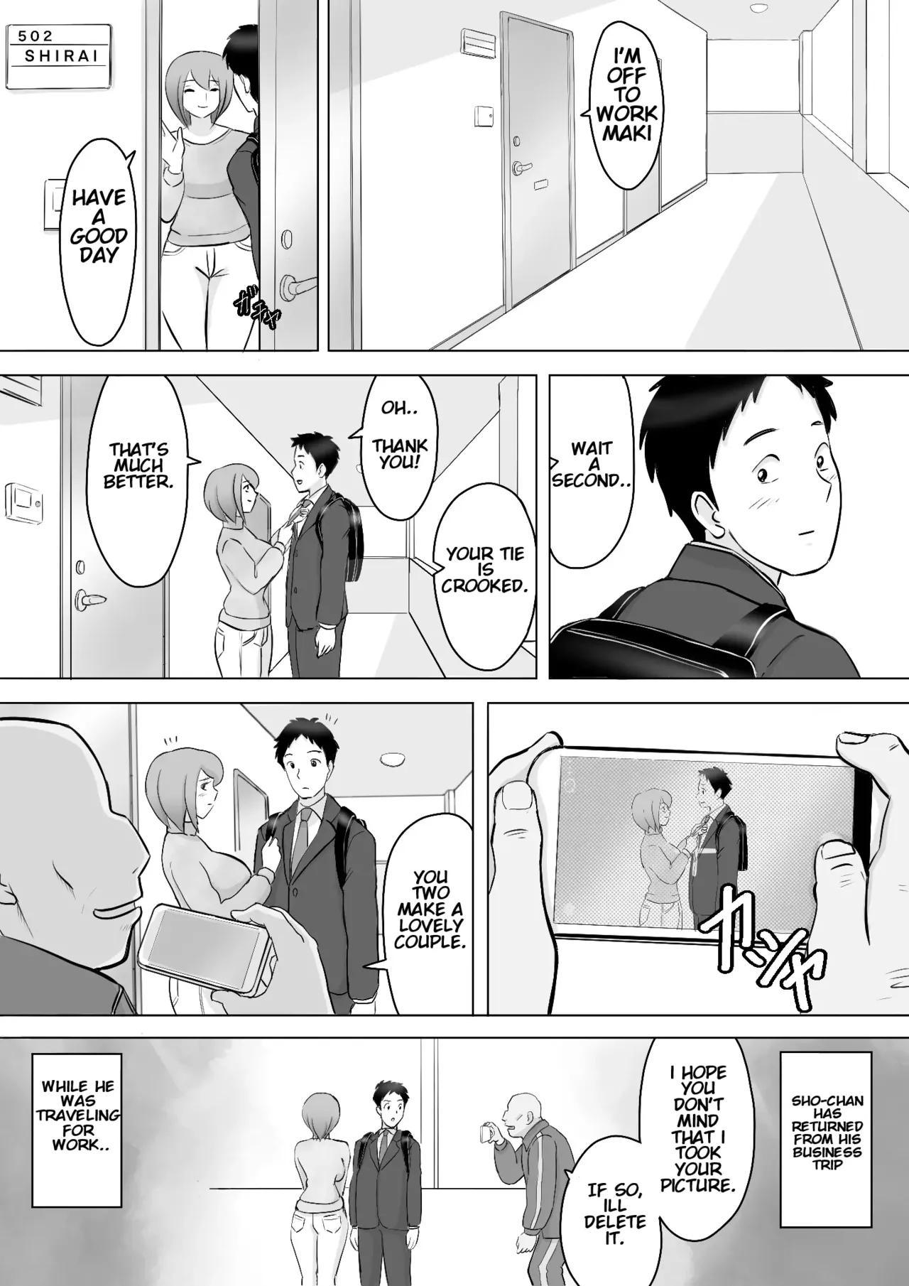 [Nantomo-san] Maki wa Yasashii Otto no Tame ni Mayu wa Dekachin Otto no Tame ni Toukousha Gonda Goukichi | Maki married to a gentle husband is corrupted by her neighbor Gonda Gokichi [English] 图片编号 65