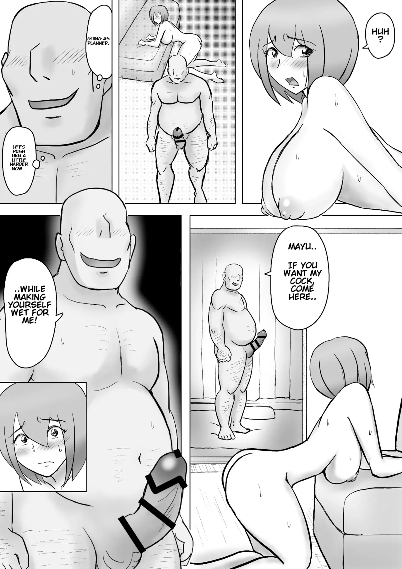 [Nantomo-san] Maki wa Yasashii Otto no Tame ni Mayu wa Dekachin Otto no Tame ni Toukousha Gonda Goukichi | Maki married to a gentle husband is corrupted by her neighbor Gonda Gokichi [English] 图片编号 87