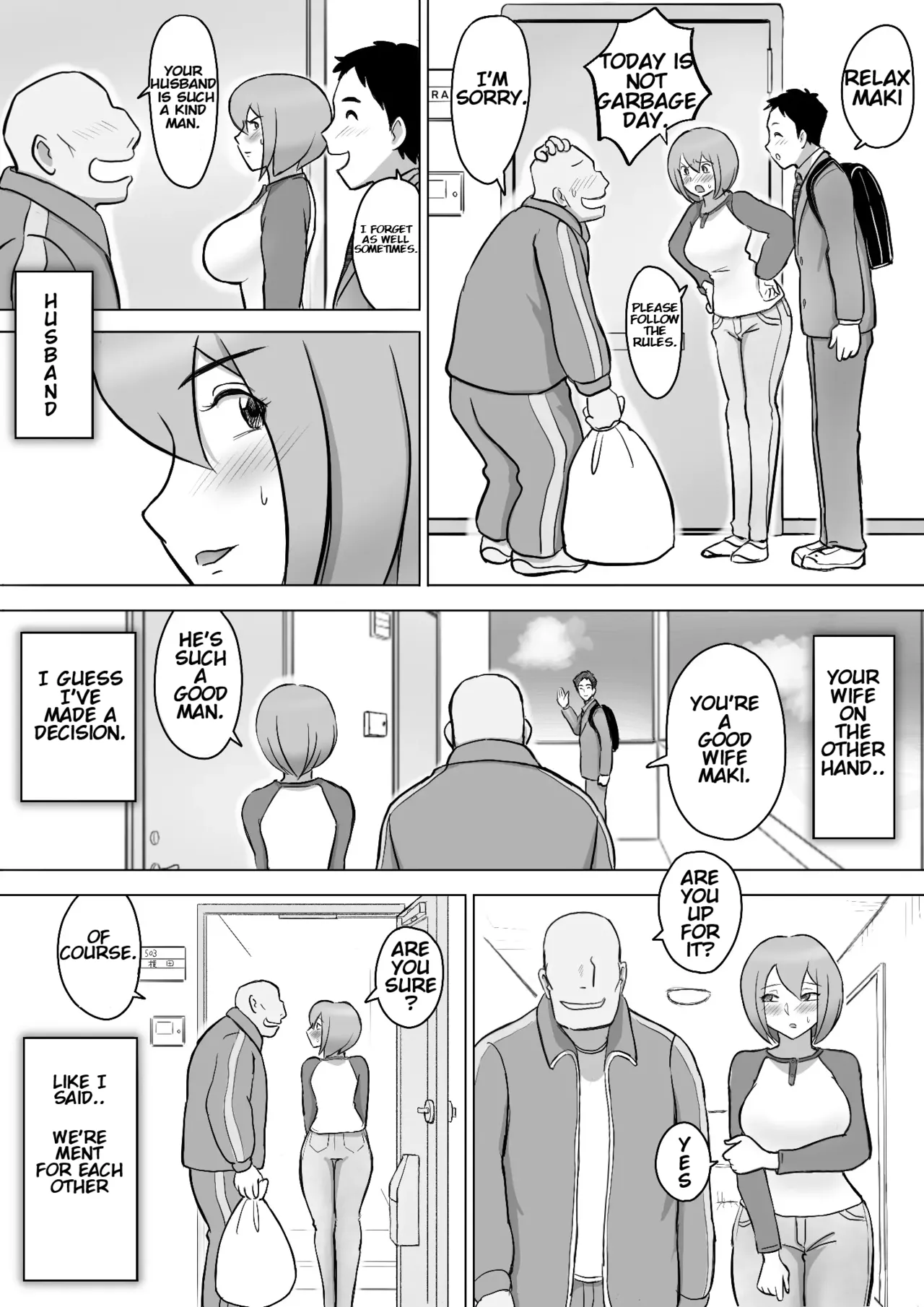 [Nantomo-san] Maki wa Yasashii Otto no Tame ni Mayu wa Dekachin Otto no Tame ni Toukousha Gonda Goukichi | Maki married to a gentle husband is corrupted by her neighbor Gonda Gokichi [English] 图片编号 101