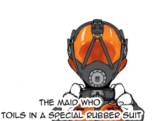[Hitosaka] The Maid Who Toils in a Special Rubber Suit [English] Bildnummer 1