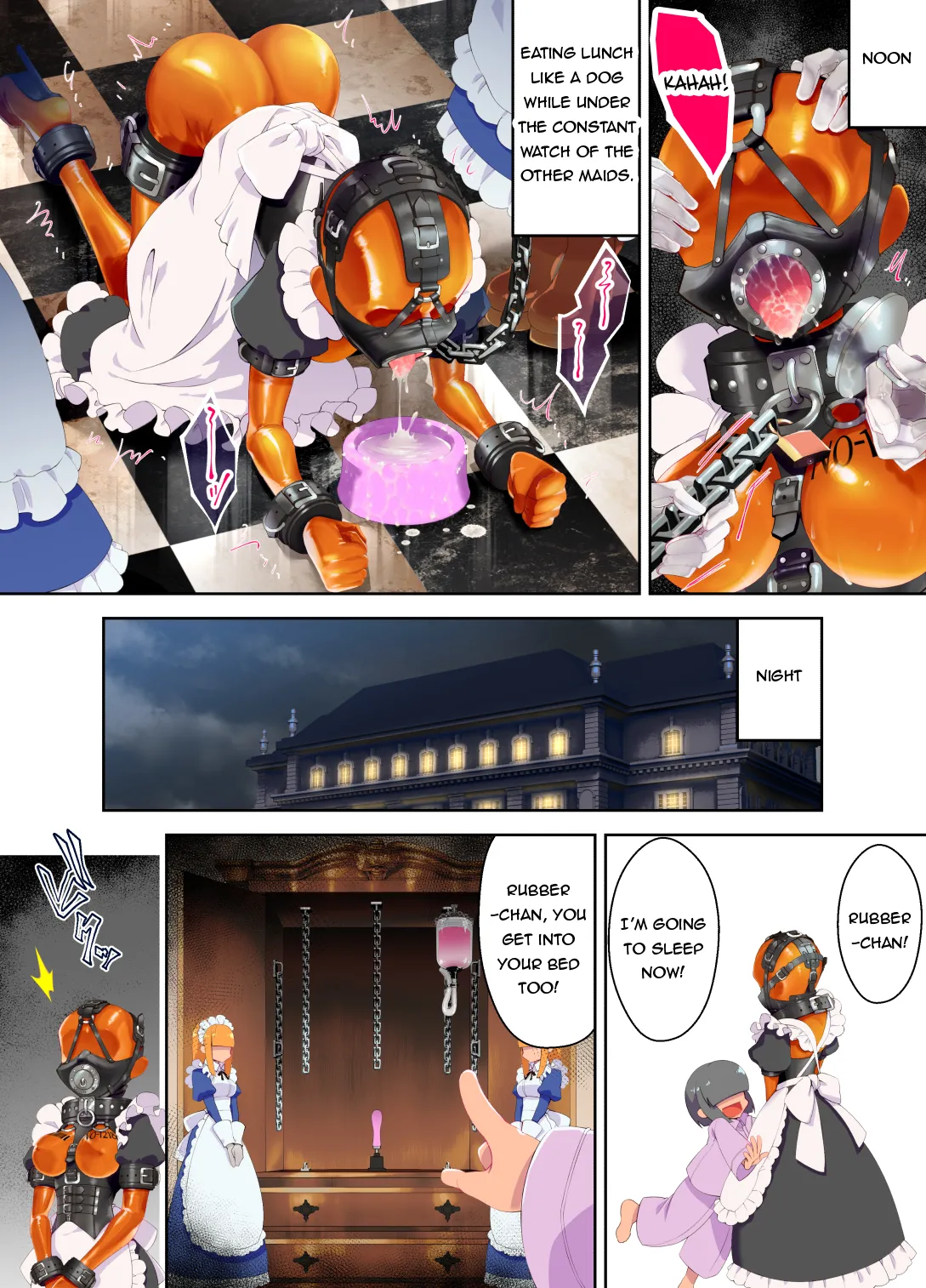 [Hitosaka] The Maid Who Toils in a Special Rubber Suit [English] Bildnummer 4