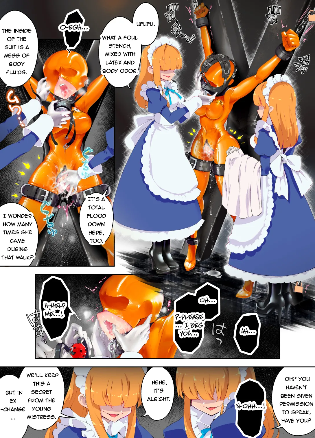 [Hitosaka] The Maid Who Toils in a Special Rubber Suit [English] Bildnummer 17
