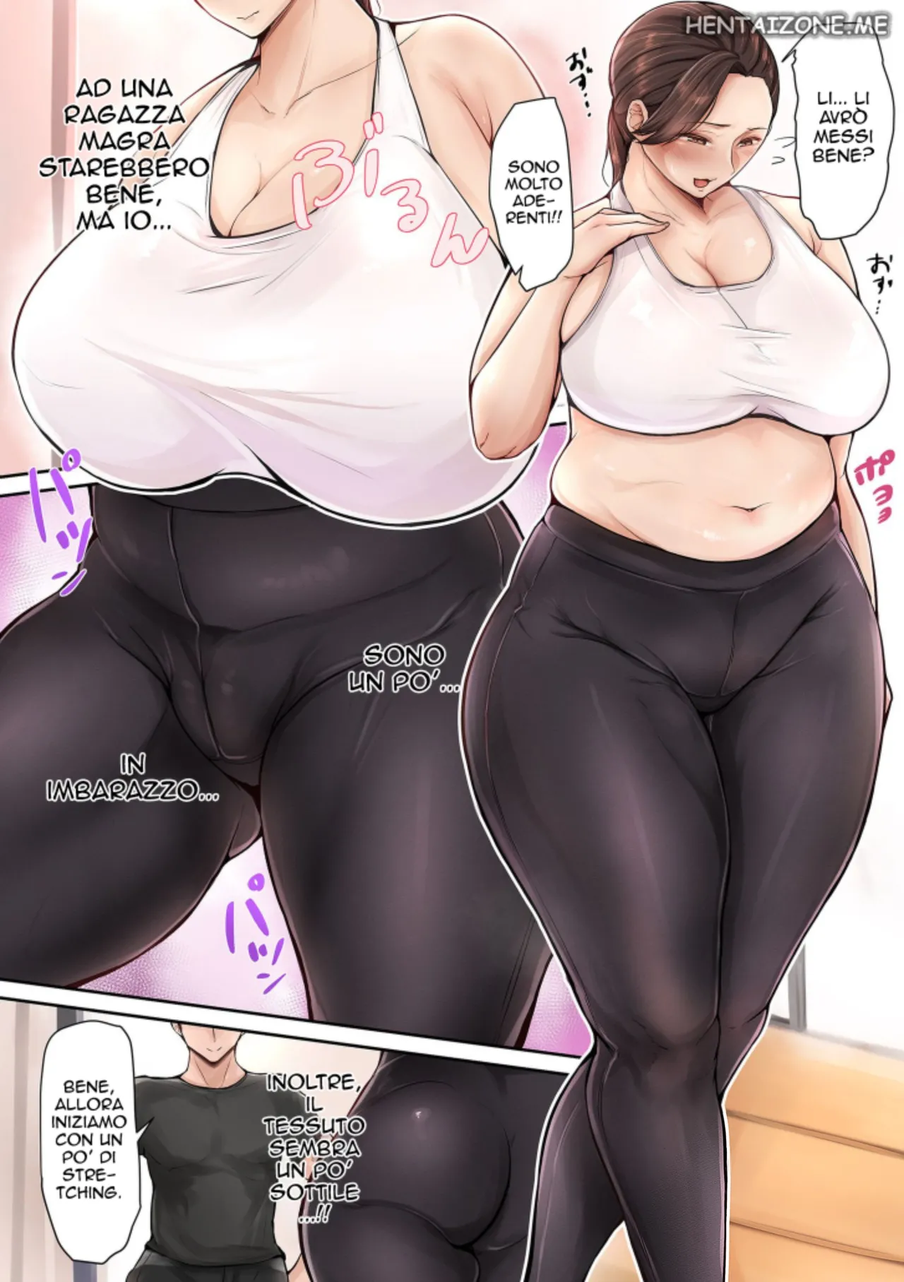 [Taba] Hitozuma Chishuu Zetsurin Trainer no Nakadashi Stretch | Palestra su Invito (COMIC Kuriberon DUMA 2023-10 Vol. 53) [Italian] image number 4