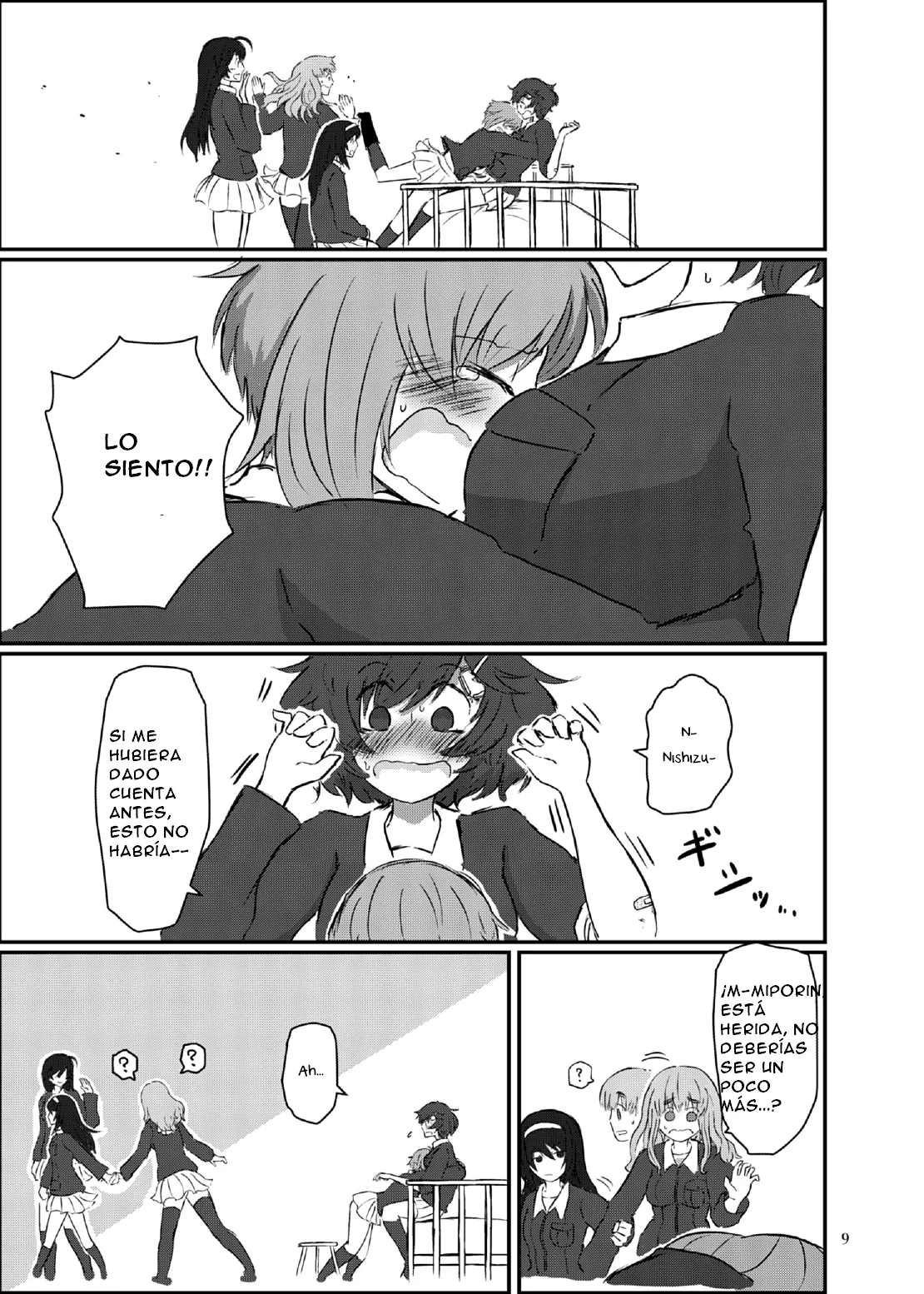 (Panzer Vor! 15) [Ooarai Nourakudou (Noumen)] Bouhatei wa Takaku Moroi | The Higher the Breakwater, the Quicker It Is to Crumble (Girls und Panzer) [ESPAÑOL] [CristoferDeLosAndes] imagen número 9