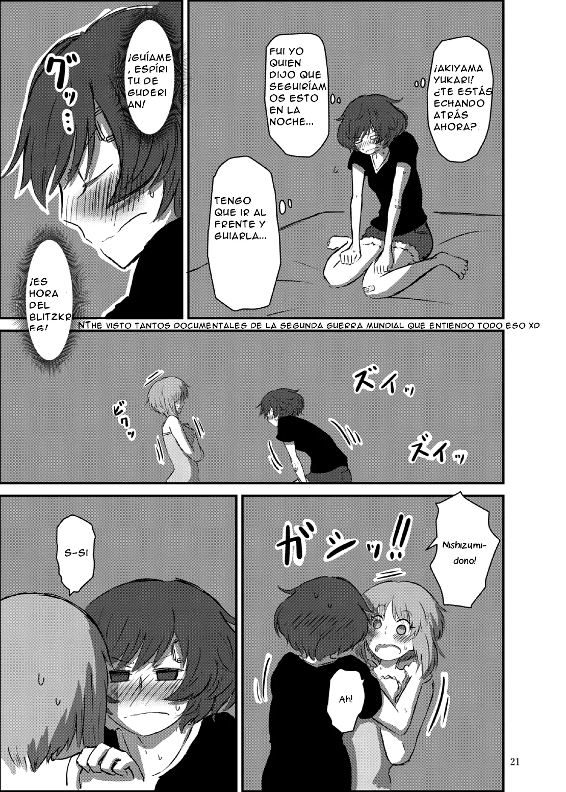 (Panzer Vor! 15) [Ooarai Nourakudou (Noumen)] Bouhatei wa Takaku Moroi | The Higher the Breakwater, the Quicker It Is to Crumble (Girls und Panzer) [ESPAÑOL] [CristoferDeLosAndes] imagen número 21