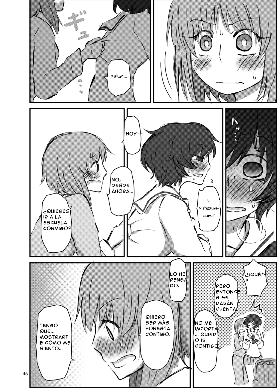 (Panzer Vor! 15) [Ooarai Nourakudou (Noumen)] Bouhatei wa Takaku Moroi | The Higher the Breakwater, the Quicker It Is to Crumble (Girls und Panzer) [ESPAÑOL] [CristoferDeLosAndes] imagen número 46