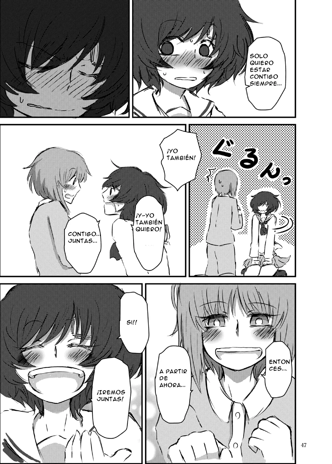 (Panzer Vor! 15) [Ooarai Nourakudou (Noumen)] Bouhatei wa Takaku Moroi | The Higher the Breakwater, the Quicker It Is to Crumble (Girls und Panzer) [ESPAÑOL] [CristoferDeLosAndes] imagen número 47