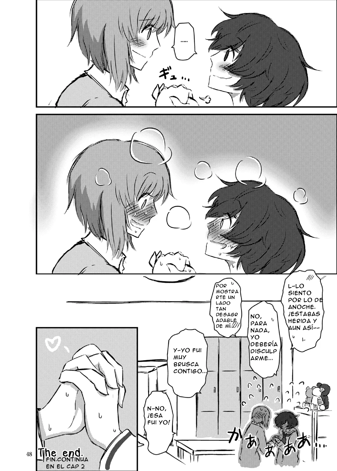 (Panzer Vor! 15) [Ooarai Nourakudou (Noumen)] Bouhatei wa Takaku Moroi | The Higher the Breakwater, the Quicker It Is to Crumble (Girls und Panzer) [ESPAÑOL] [CristoferDeLosAndes] imagen número 48