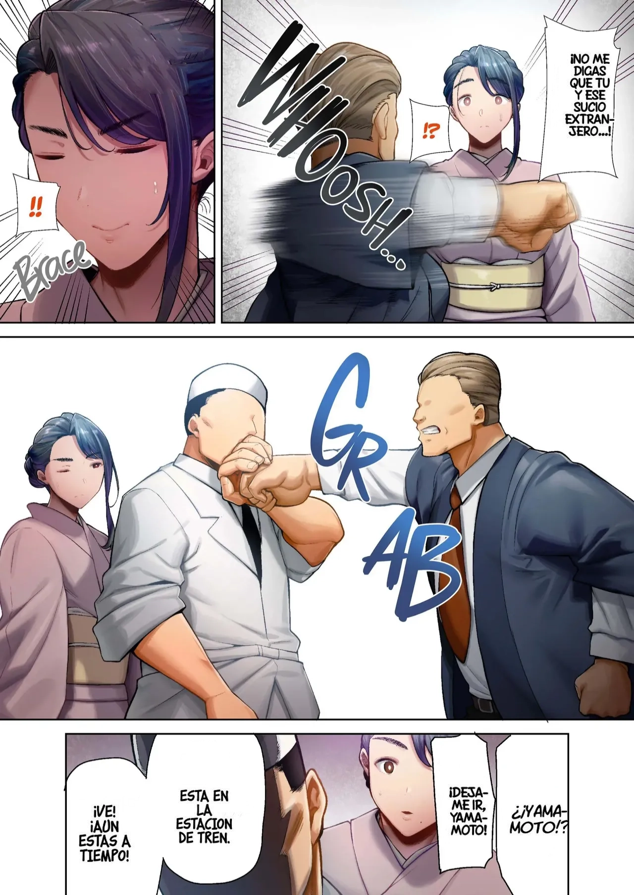 [DOLL PLAY (Kurosu Gatari)] Wild-Shiki Nihonjin Tsuma No Netorikata Sono 4 [Spanish] [Full Color] [Uncensored] 图片编号 65