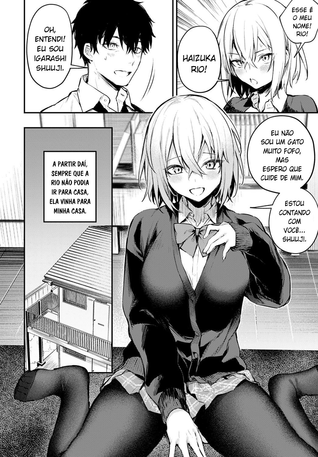 [Danimaru] Suteneko Kanojo | Abandoned Cat Girlfriend (COMIC Anthurium 2021-02) [Portuguese-BR] [X_Scan] [Digital] 画像番号 8