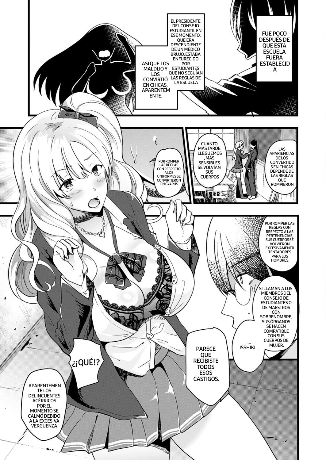 [Labui] Nyotaika shite Gyaru ni naru | Turn into a Girl and Become a Gyaru (COMIC Unreal 2017-02 Vol. 65) [Spanish] [Digital] [Dante] 画像番号 3