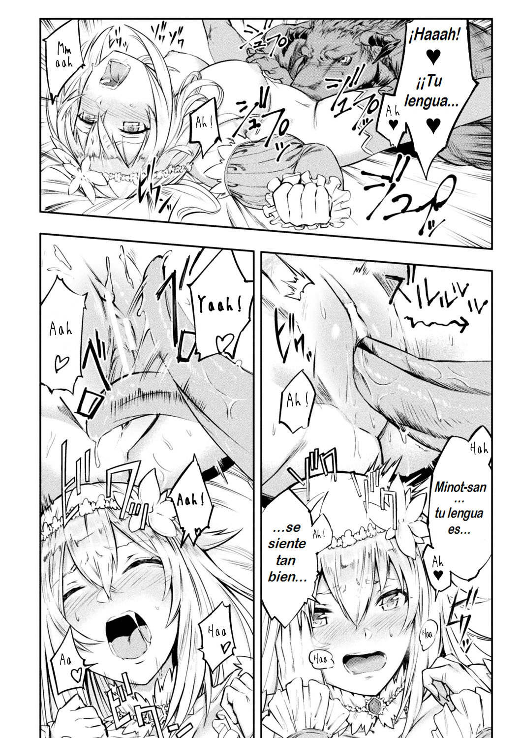 [Hihiyama Yokikana] Tensei Shite Minotauros ni Natta Ojou-sama ni Semarareta ken (Bessatsu Comic Unreal Tensei Shitara H na Mamono datta Ken Vol. 1) [Spanish] [El Santo Templario] [Digital] image number 6