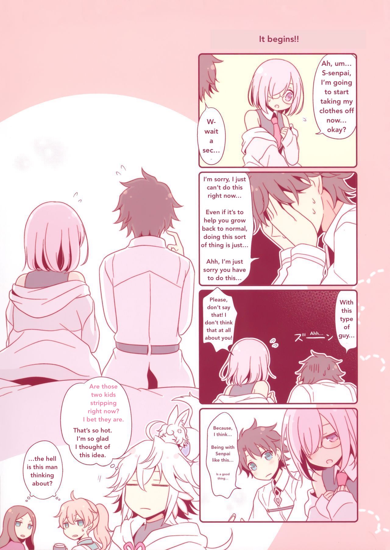(C97) [Niwatoriya (Mitsui Ichigo)] Senpai Daisuki (Fate/Grand Order) [English] [Student Translations] image number 7