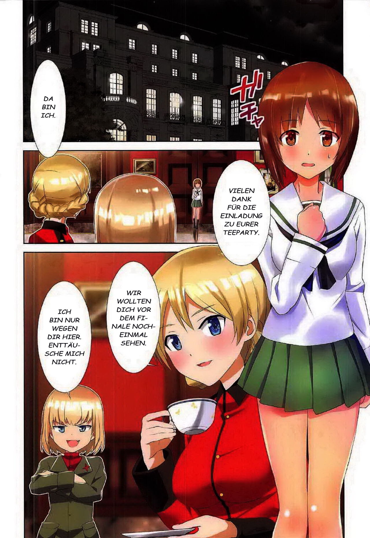 [Rela Factory (Rela)] SECRET TEA PARTY (Girls und Panzer) [German] [uxo90] image number 3