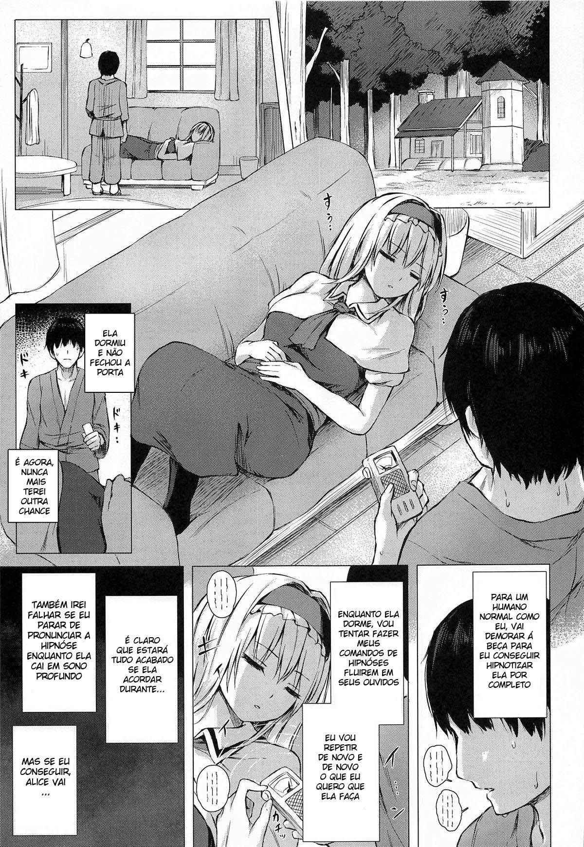 (Shuuki Reitaisai 7) [Tekomenchi (Techi)] Dereochi Alice Margatroid (Touhou Project) [Portuguese-BR] [DiegoVPR] 2eme image