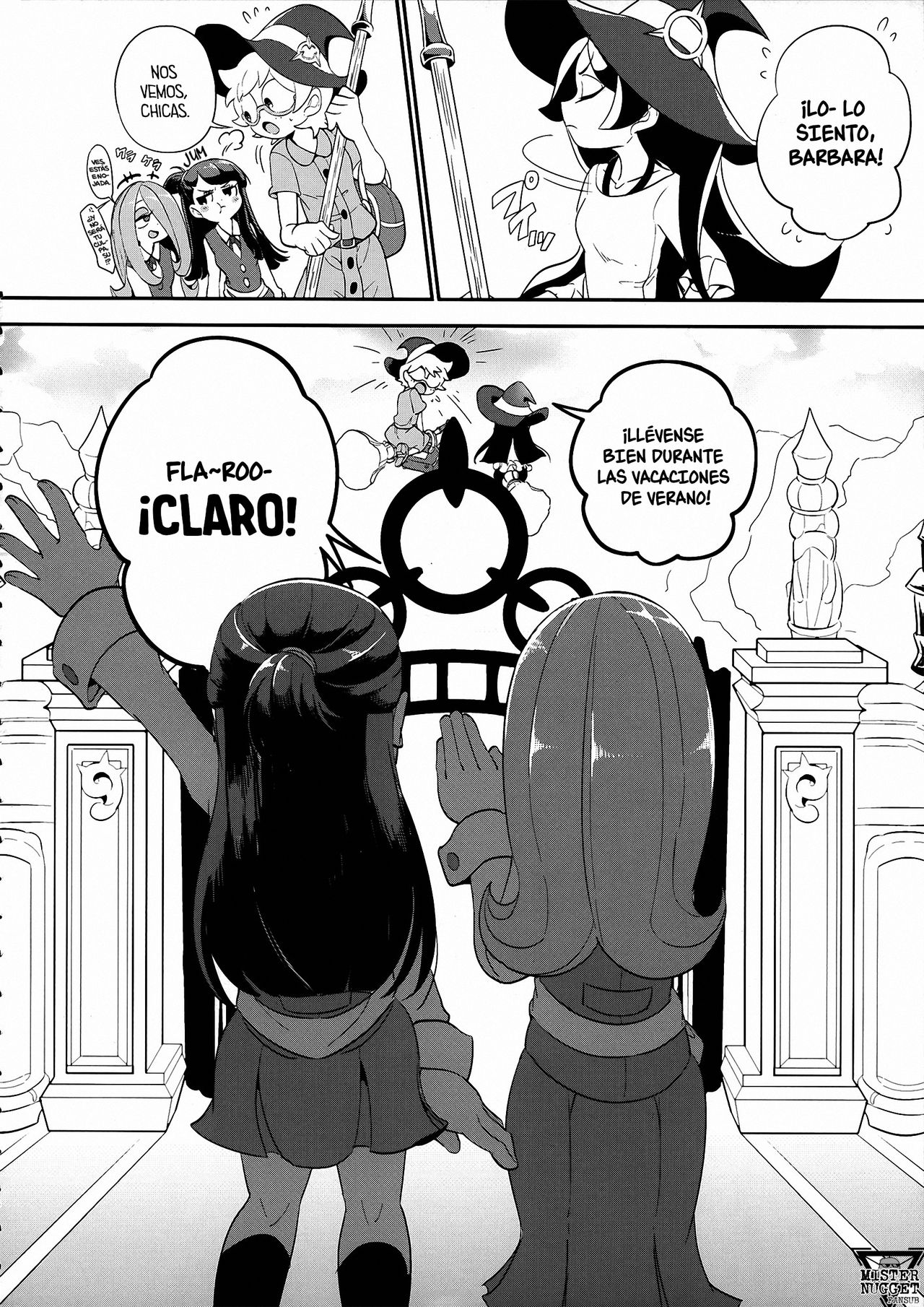 (C93) [TEBACO (tama)] Summer holiday, Again. (Little Witch Academia)  [Spanish] [Mister Nugget] image number 6