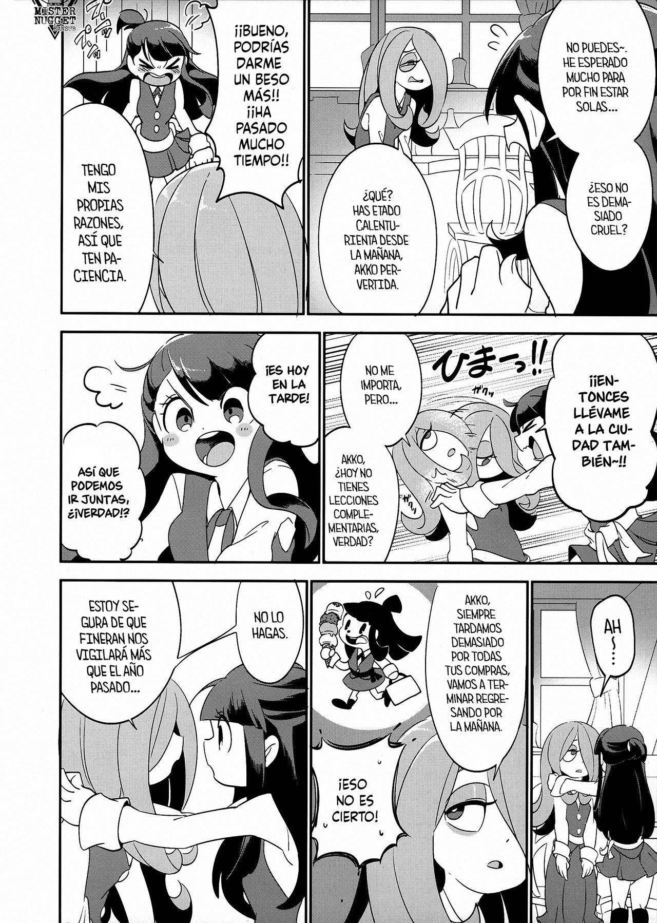 (C93) [TEBACO (tama)] Summer holiday, Again. (Little Witch Academia)  [Spanish] [Mister Nugget] image number 10