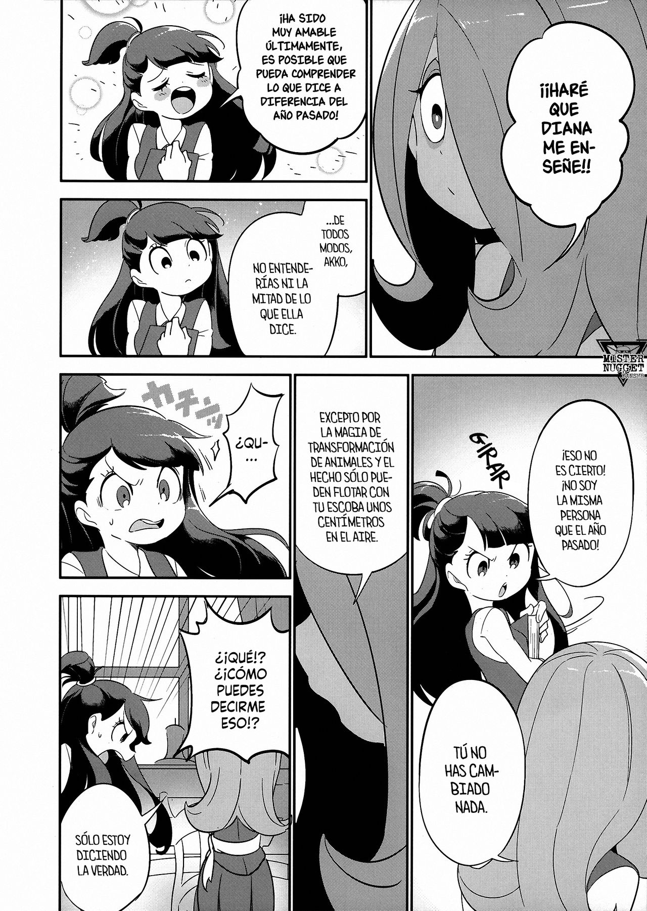 (C93) [TEBACO (tama)] Summer holiday, Again. (Little Witch Academia)  [Spanish] [Mister Nugget] image number 12