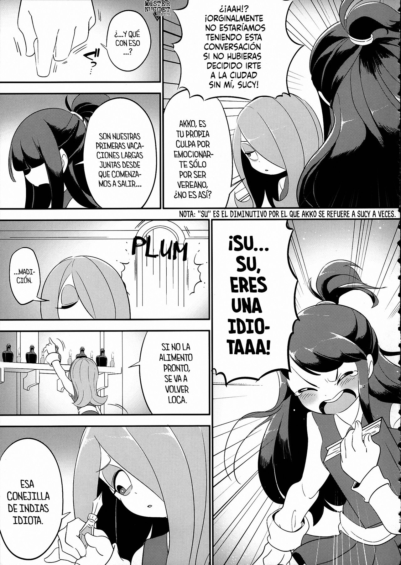 (C93) [TEBACO (tama)] Summer holiday, Again. (Little Witch Academia)  [Spanish] [Mister Nugget] image number 13