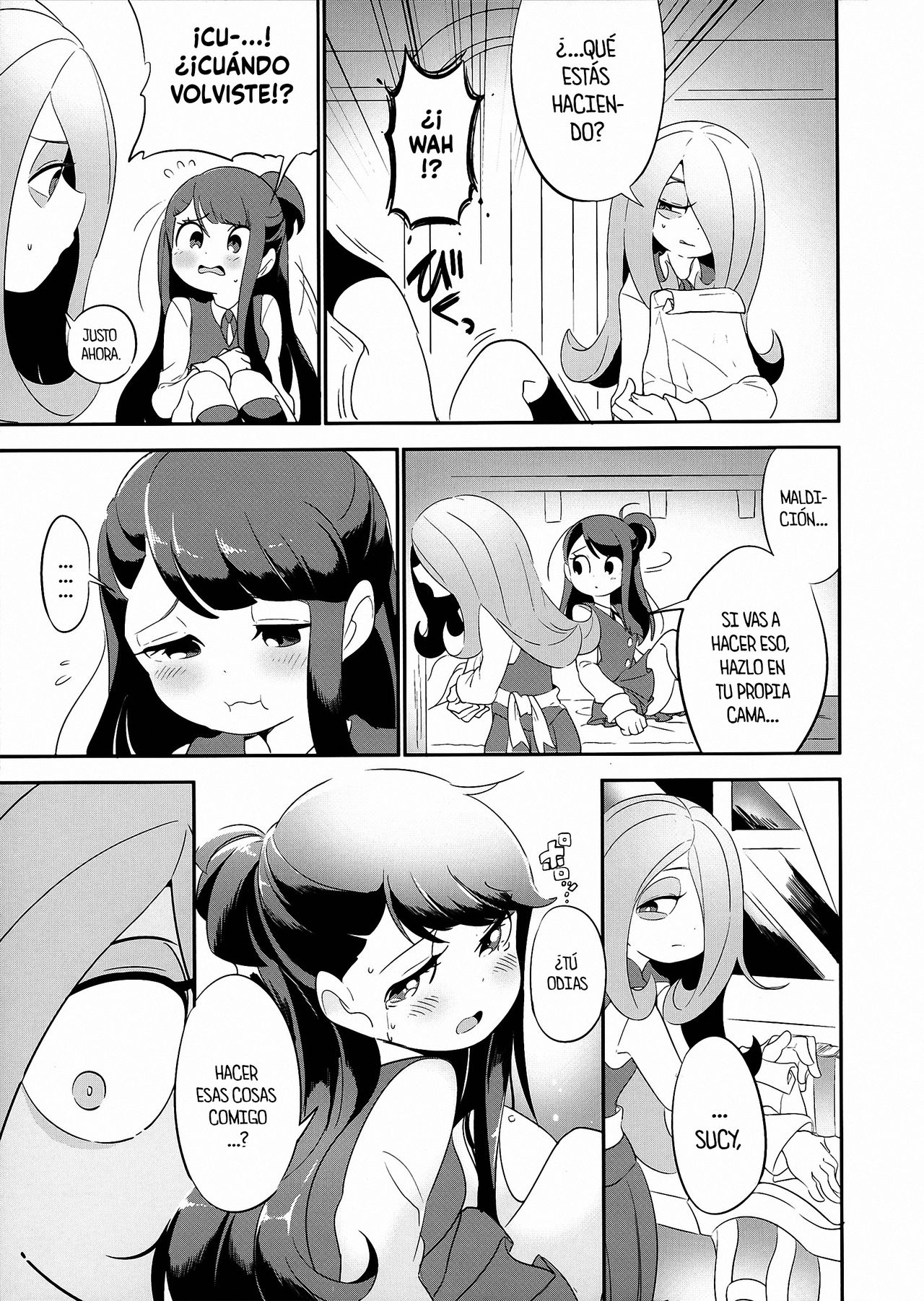 (C93) [TEBACO (tama)] Summer holiday, Again. (Little Witch Academia)  [Spanish] [Mister Nugget] image number 21