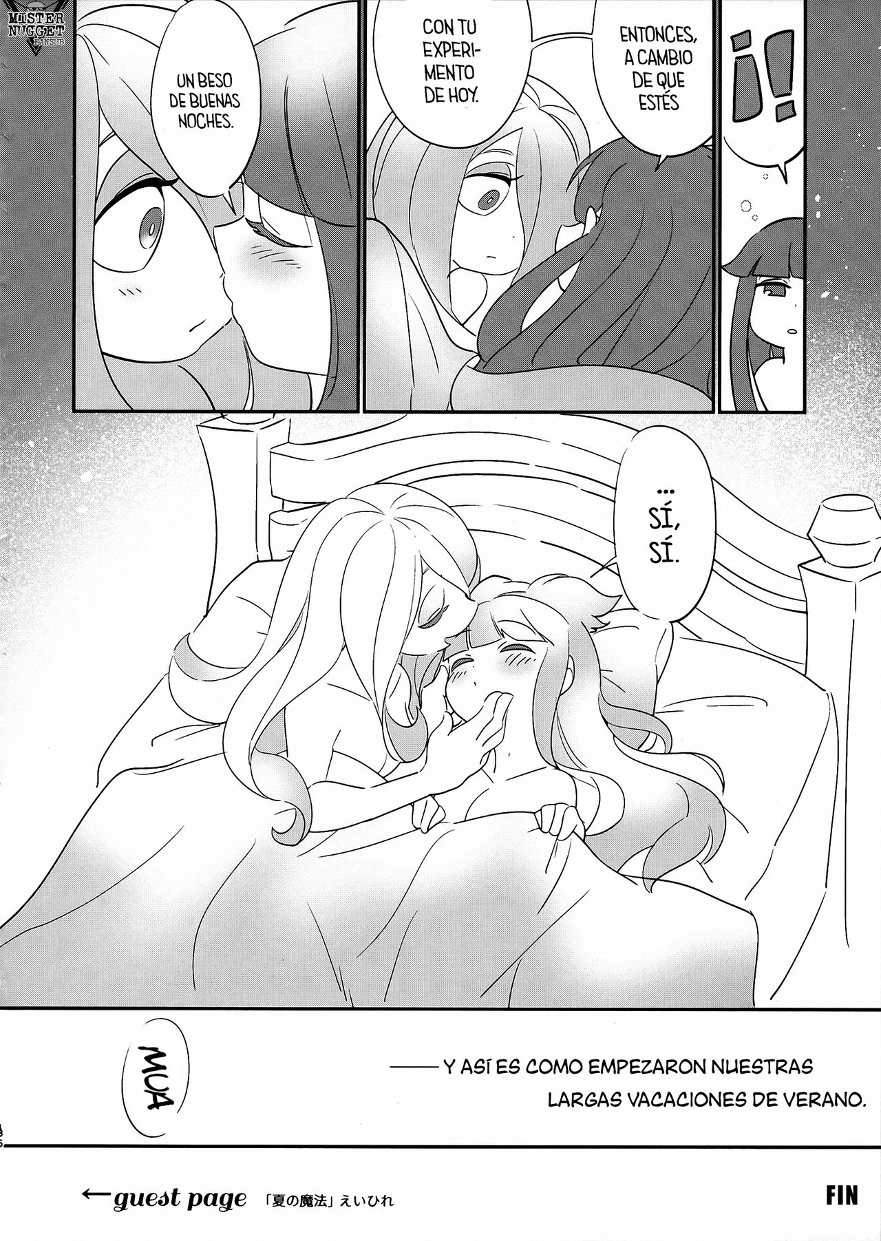 (C93) [TEBACO (tama)] Summer holiday, Again. (Little Witch Academia)  [Spanish] [Mister Nugget] image number 36