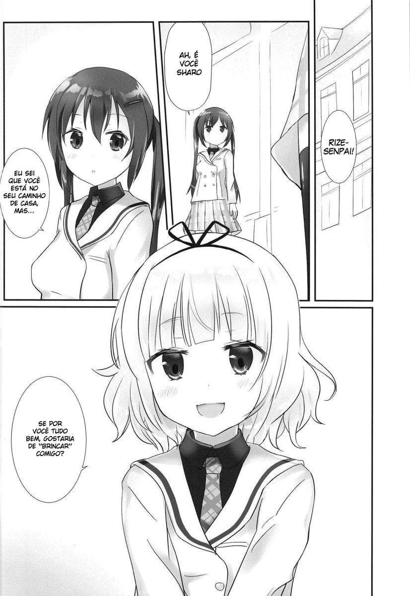 (COMIC1☆15) [Cheeseyeast (Naka)] Sharo or Sharo (Gochuumon wa Usagi desu ka?) [Portuguese-BR] 이미지 번호 13