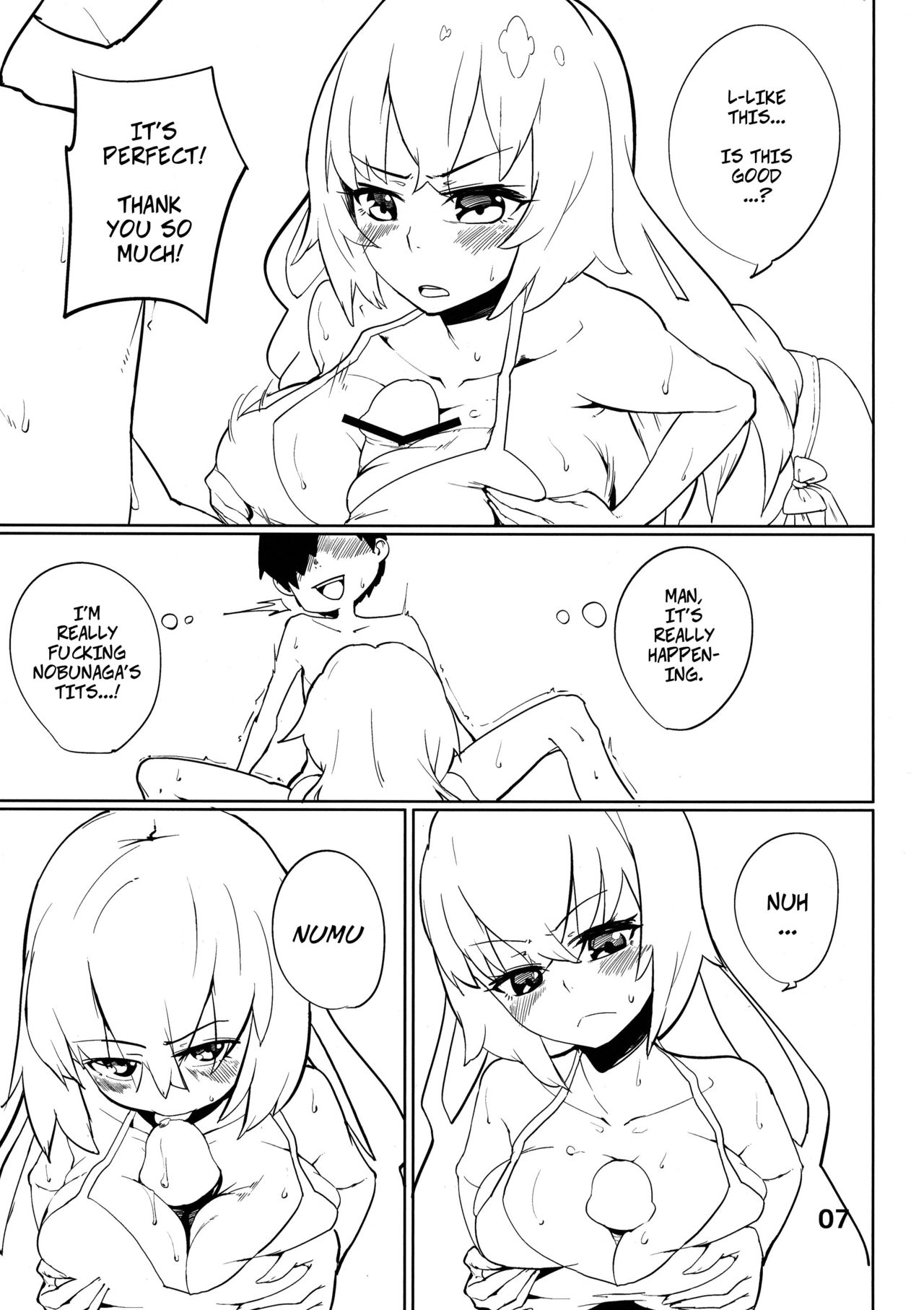 (C83) [Uminouie (Uminou Rin)] Hanba ga Okure - Let's Do Some Real Work (SENGOKU COLLECTION) [English] Bildnummer 6