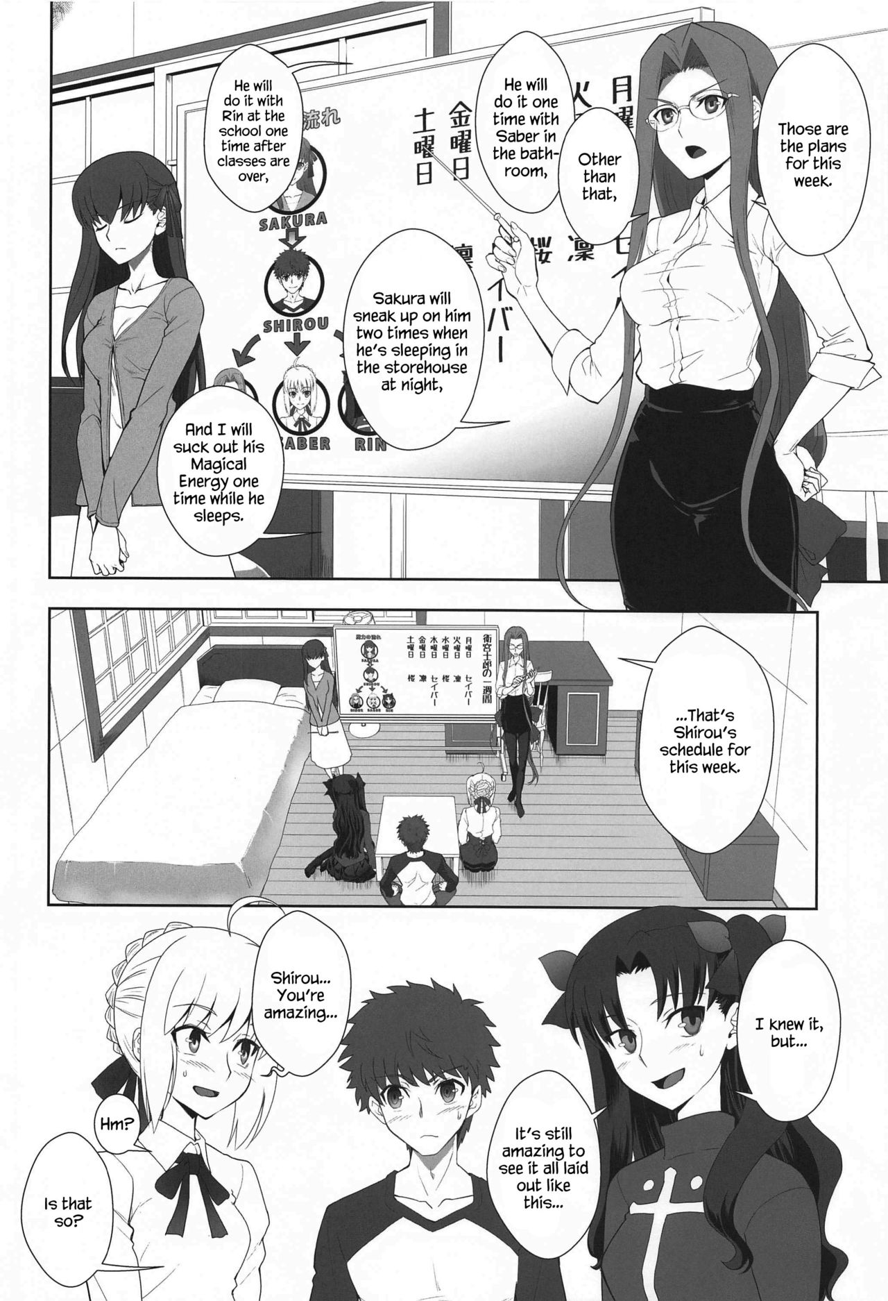 [CRAZY CLOVER CLUB (Kuroha Nue)] Emiya Shirou no Isshuukan (Fate/stay night) [English] [TheSkipRow] 5eme image
