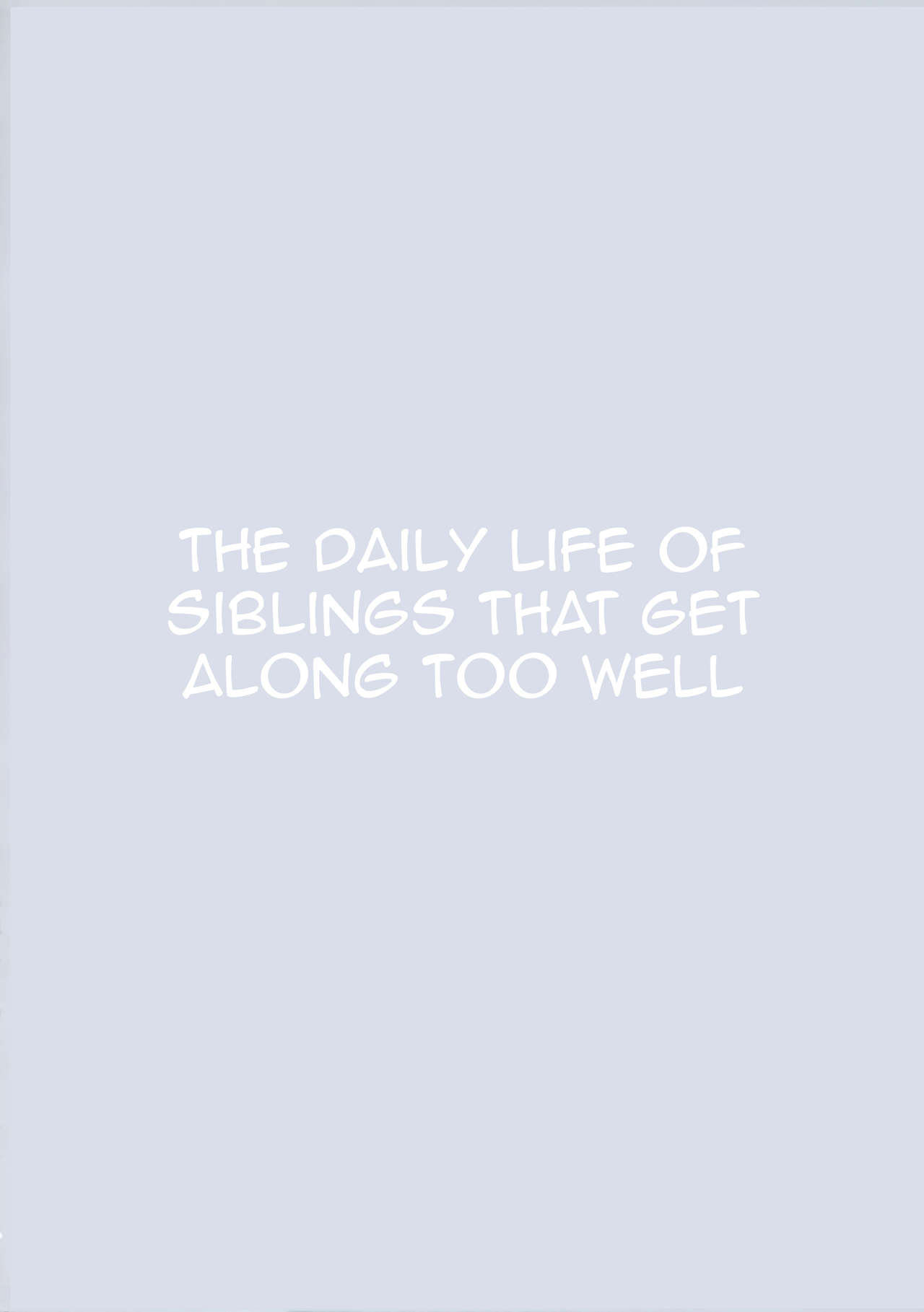 (COMITIA128) [Matsurija (Nanaroba Hana)] Daisuki Onee-chan 1 | My Beloved Big Sister 1 [English][Amoskandy] image number 3